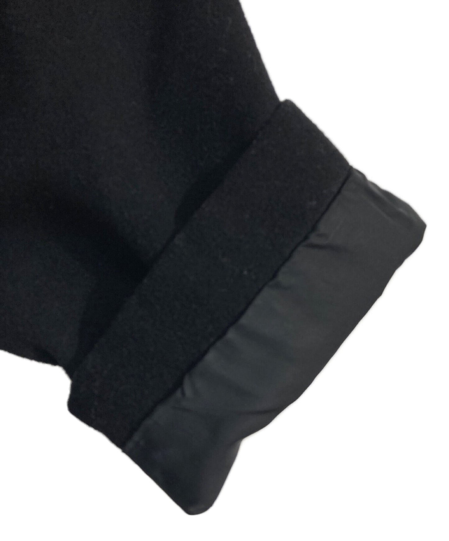 [Pre-owned] yohji yamamoto+noir Angora blend double long coat NV-C07-108 black NV-C07-108