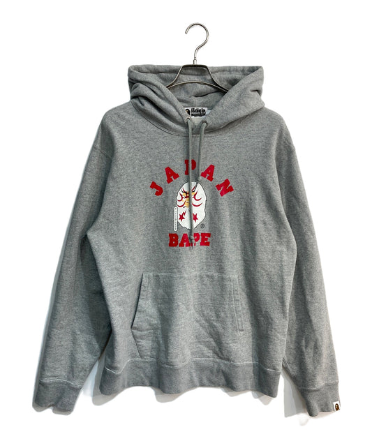[Pre-owned] A BATHING APE JAPAN COLLEGE KABUKI PULLOVER HOODIE 001PPJ721004F 001PPJ721004F