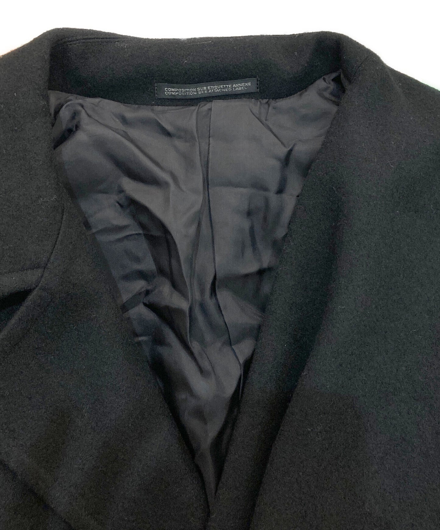 [Pre-owned] yohji yamamoto+noir Asymmetrical wool coat 19AW NC-C01-102 NC-C01-102