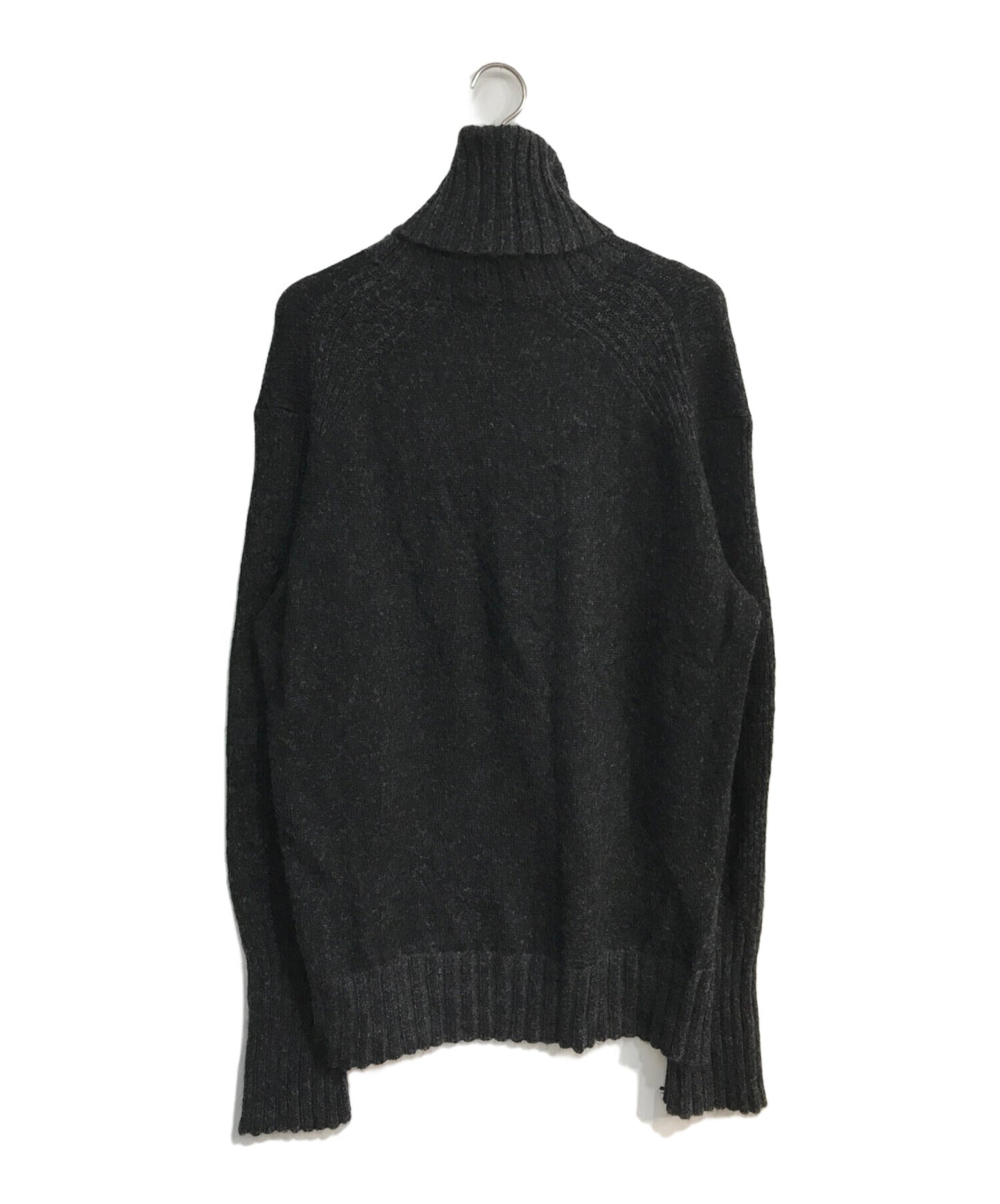 [Pre-owned] Yohji Yamamoto pour homme Turtleneck knit 5G PLATING RIB DROP NEEDLE HE-K32-986 HE-K32-986