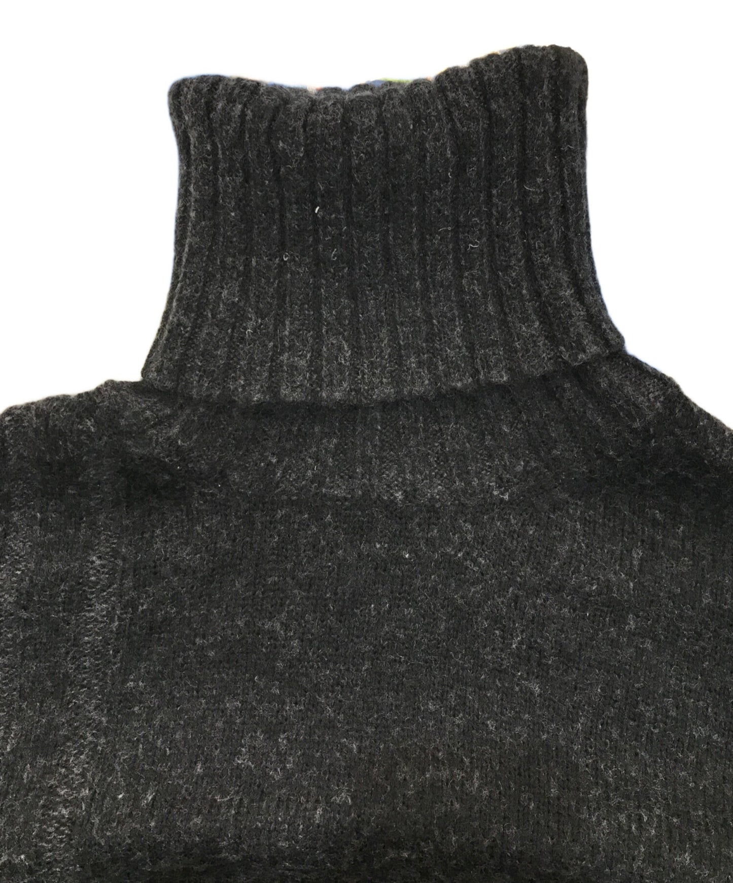 [Pre-owned] Yohji Yamamoto pour homme Turtleneck knit 5G PLATING RIB DROP NEEDLE HE-K32-986 HE-K32-986