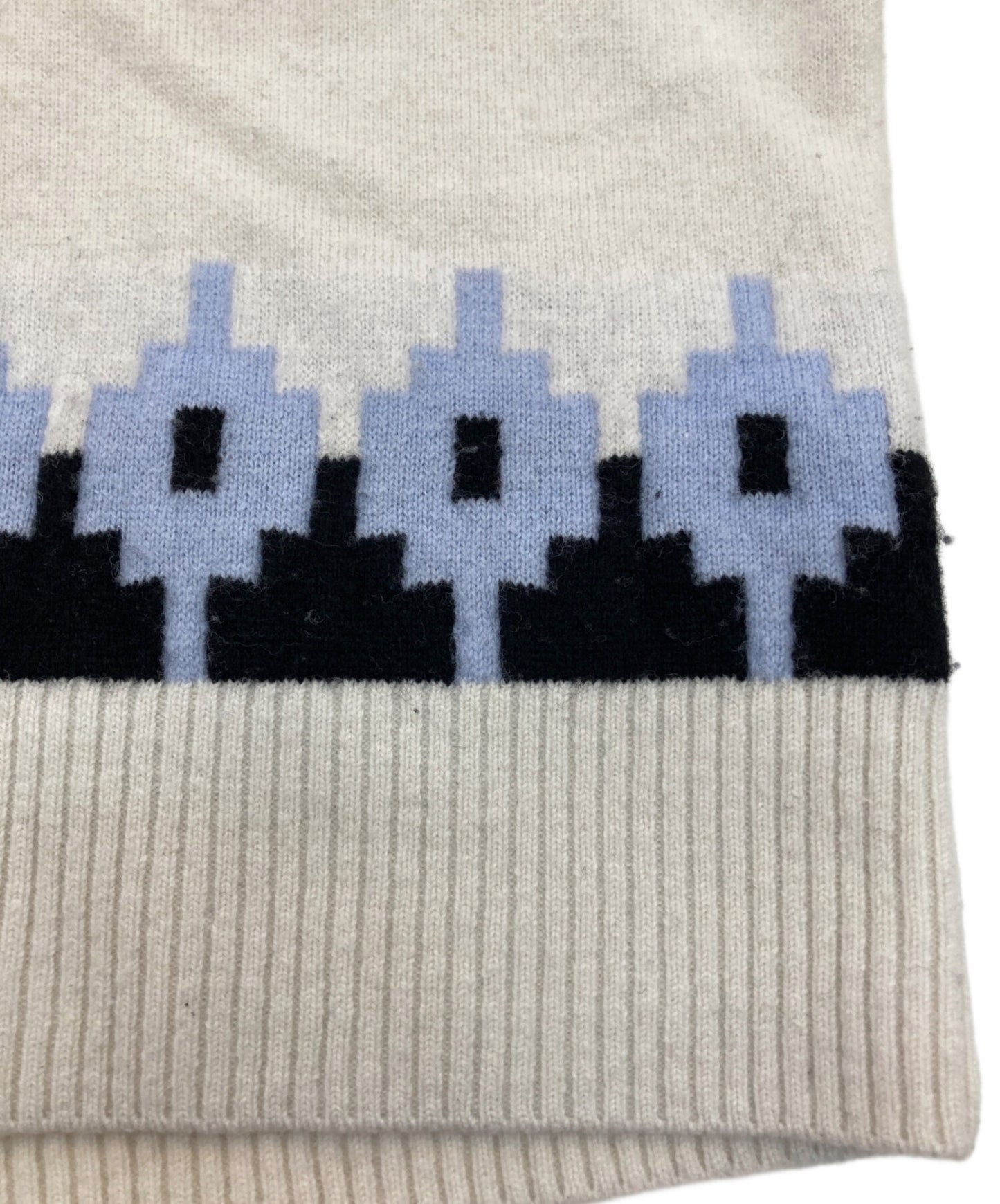 [Pre-owned] UNDERCOVER Fair Isle JQ Crew Long Sleeve Knit Sweater UC2C9904-1 UC2C9904-1