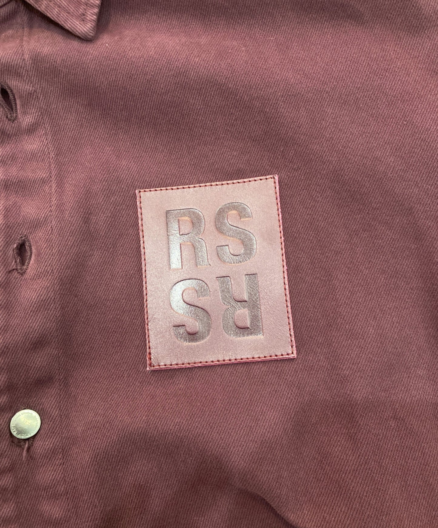 [Pre-owned] RAF SIMONS straight fit denim shirt 22SS 221-M242 221-M242