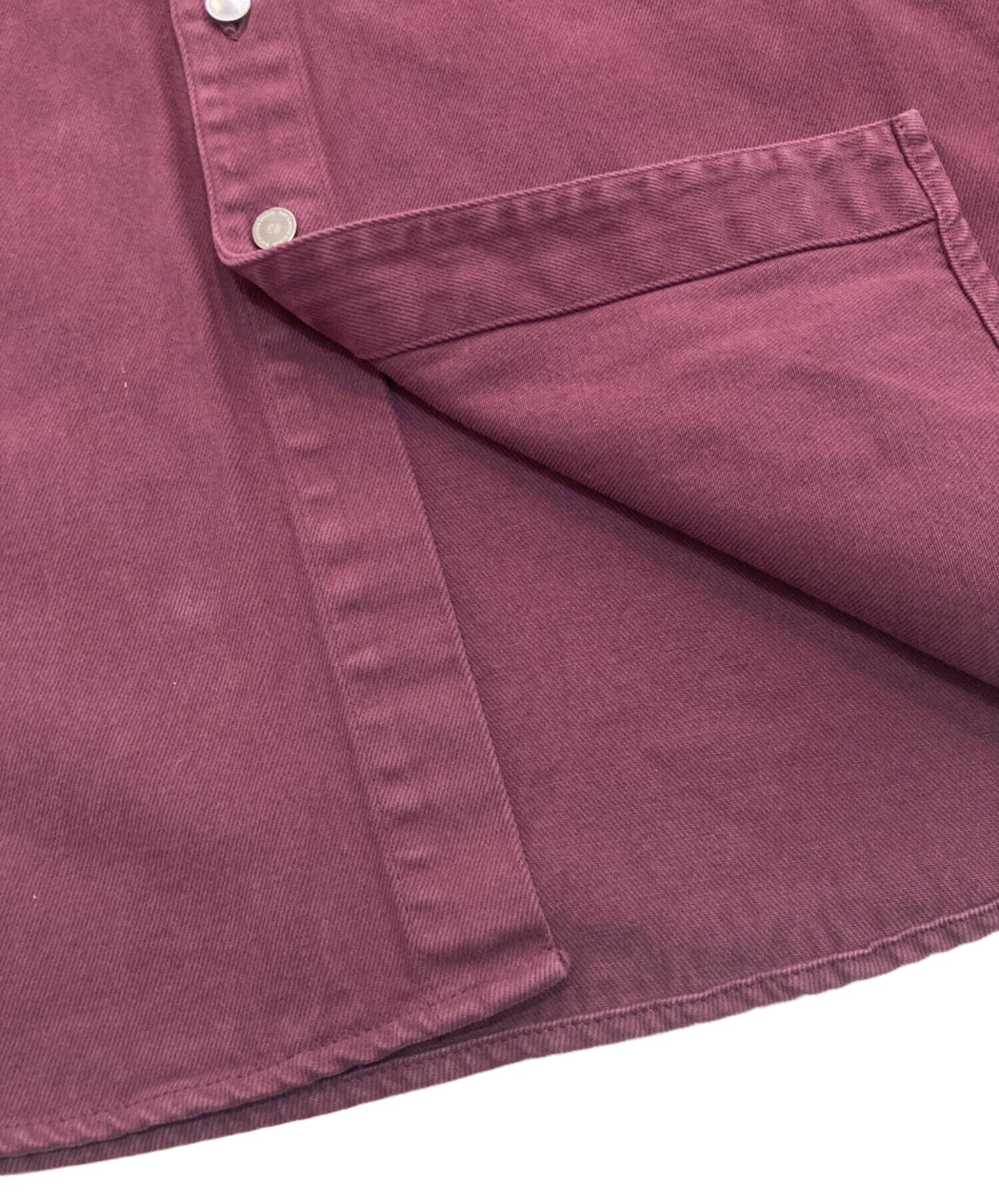 [Pre-owned] RAF SIMONS straight fit denim shirt 22SS 221-M242 221-M242