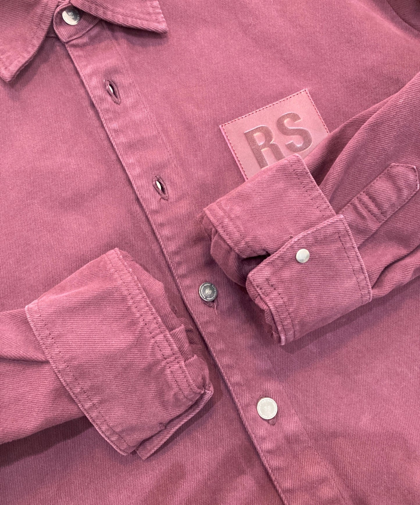 [Pre-owned] RAF SIMONS straight fit denim shirt 22SS 221-M242 221-M242