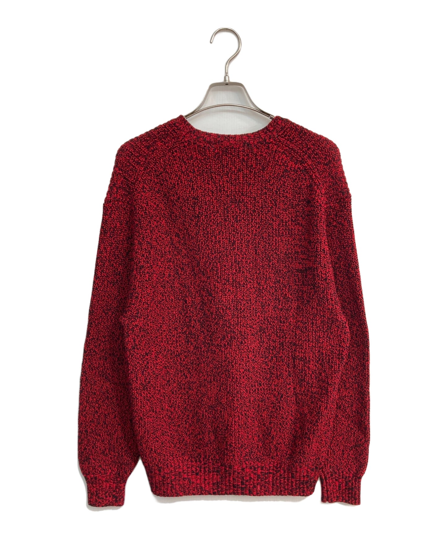 [Pre-owned] SUPREME Melange Rib Knit Sweater 21AW