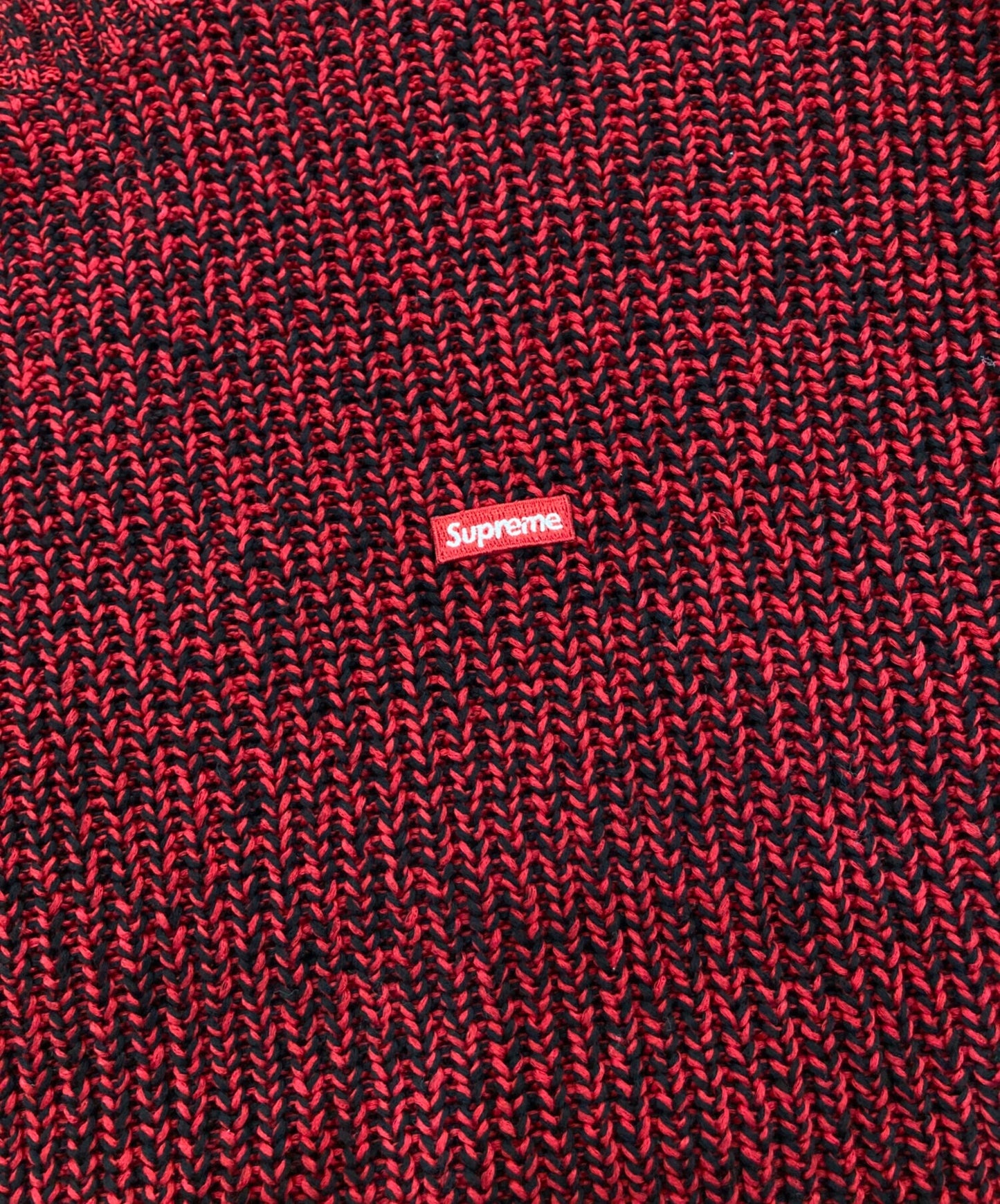 [Pre-owned] SUPREME Melange Rib Knit Sweater 21AW