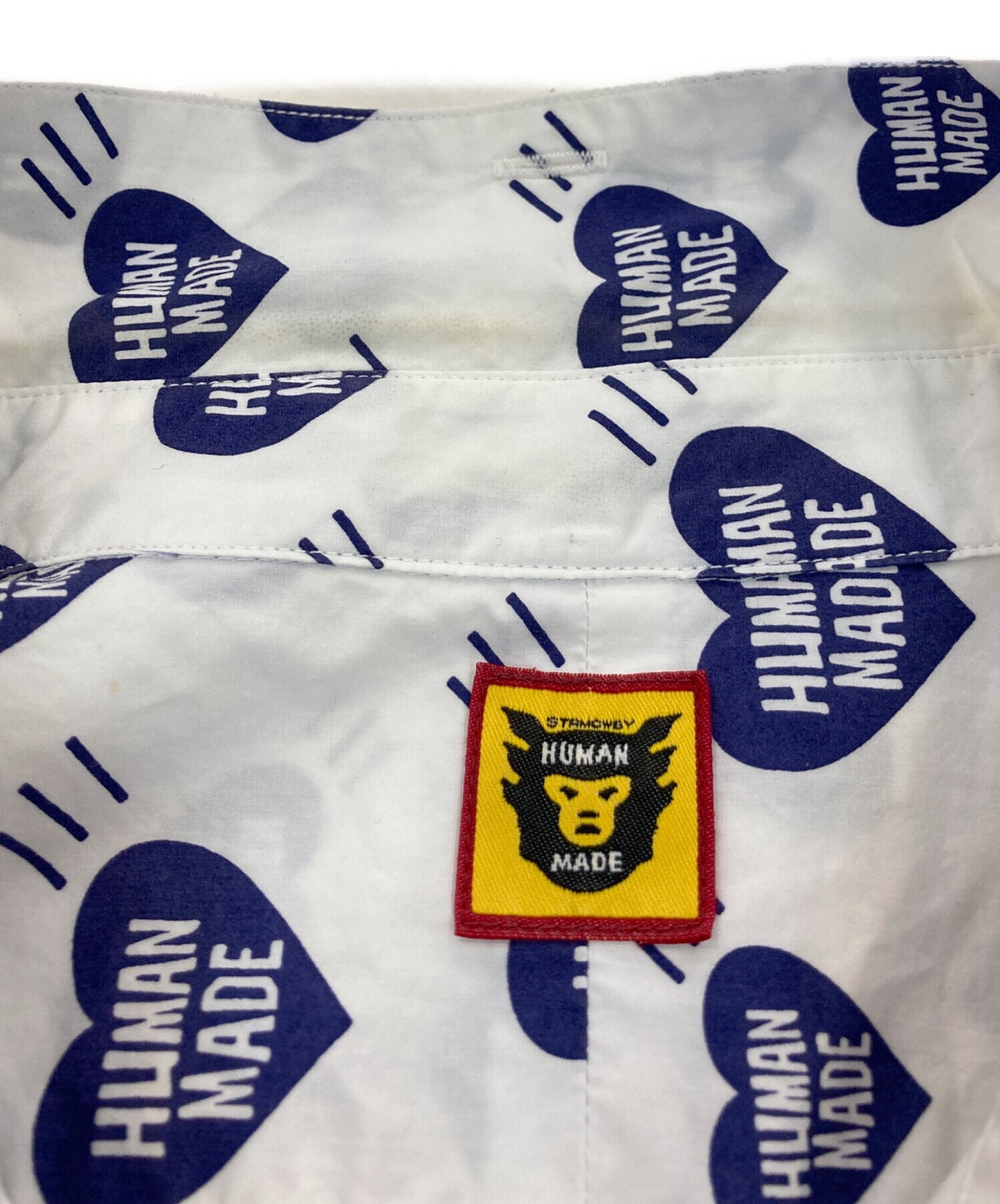 [Pre-owned] HUMAN MADE HEART PATTERN SHIRT