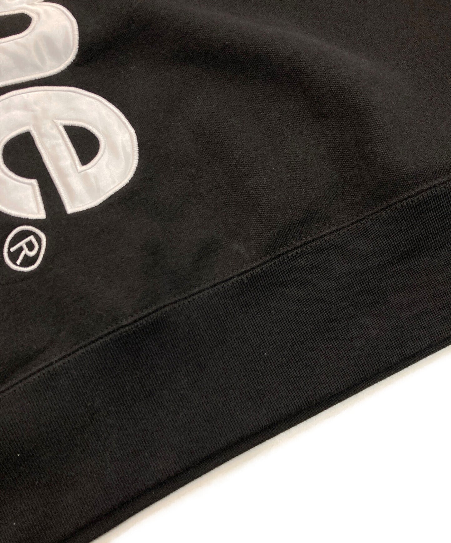 [Pre-owned] SUPREME satin applique hooded sweatshirt 23AW