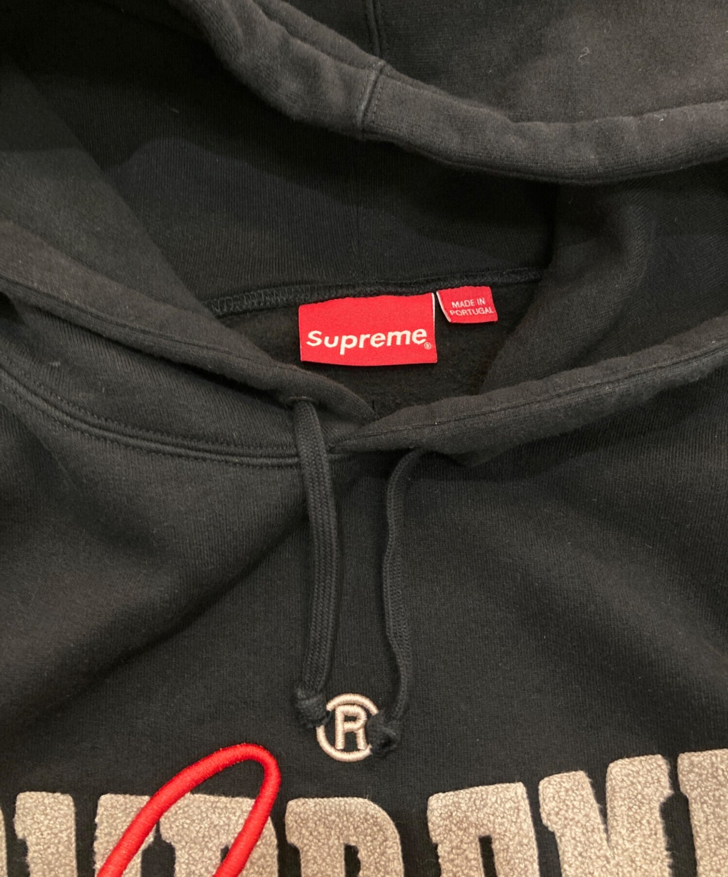 [Pre-owned] SUPREME Embroidered Chenille Hooded Sweatshirt 22SS