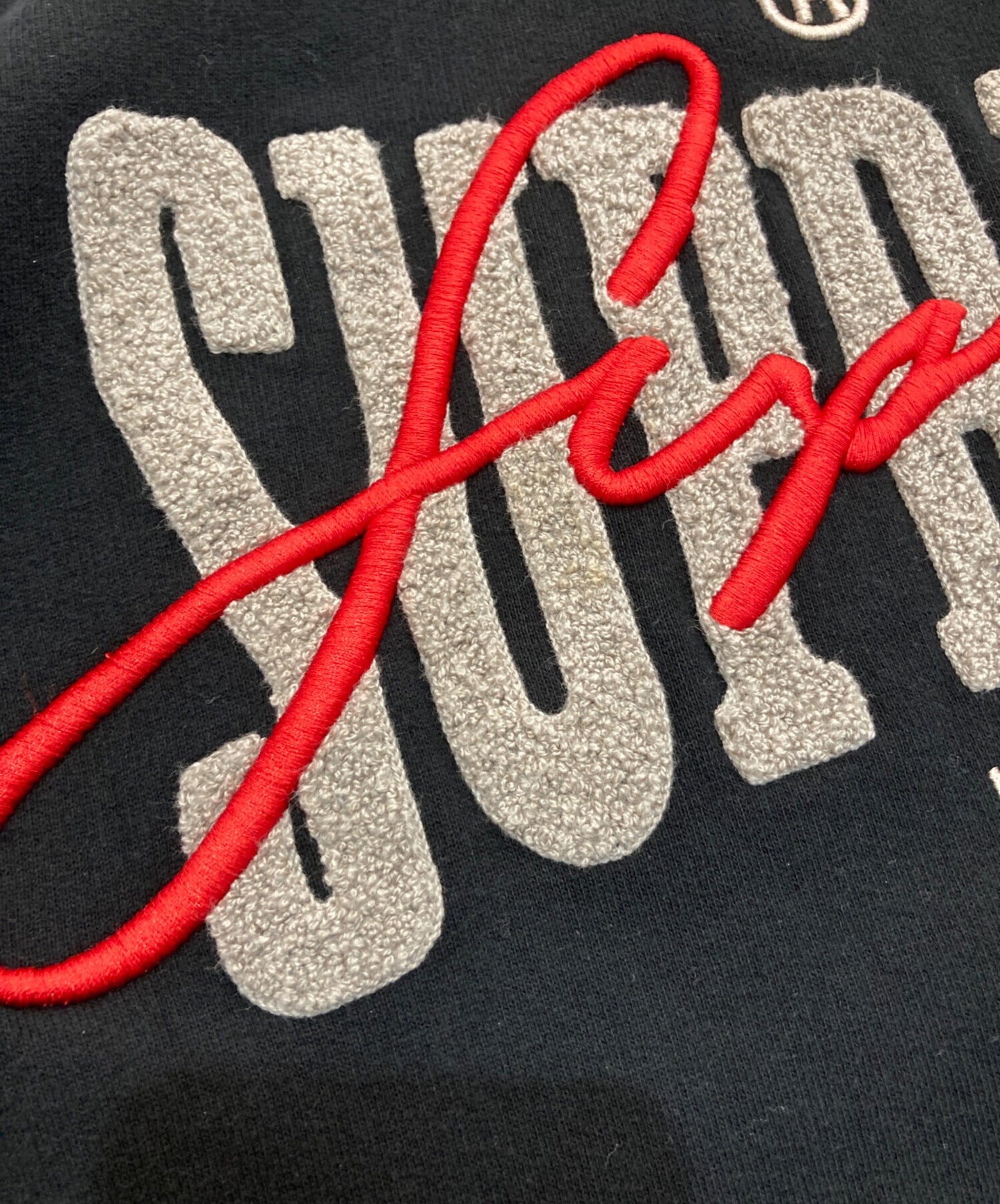 [Pre-owned] SUPREME Embroidered Chenille Hooded Sweatshirt 22SS