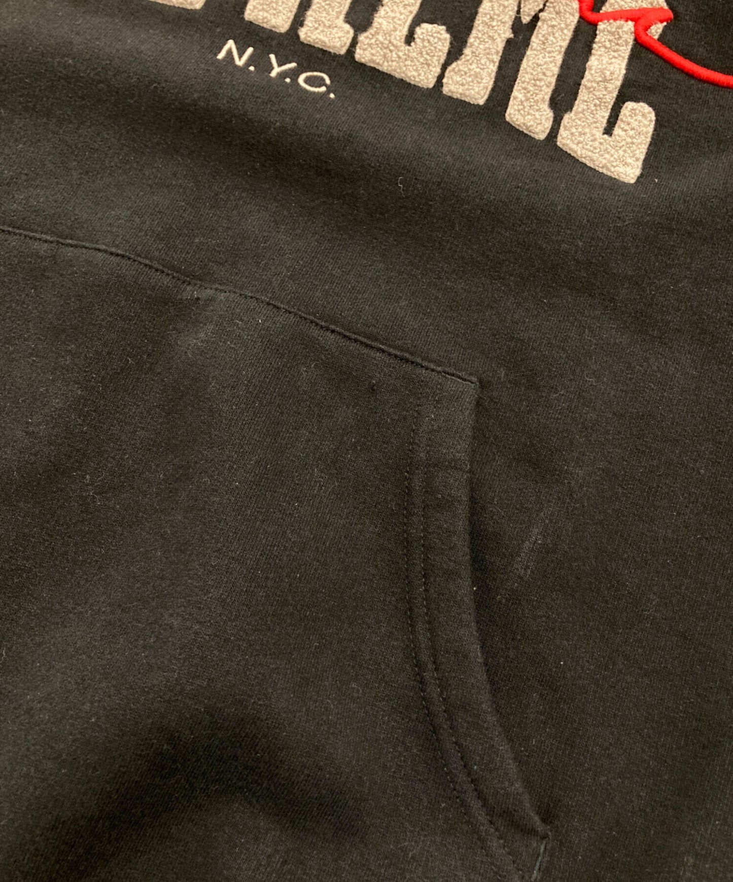 [Pre-owned] SUPREME Embroidered Chenille Hooded Sweatshirt 22SS