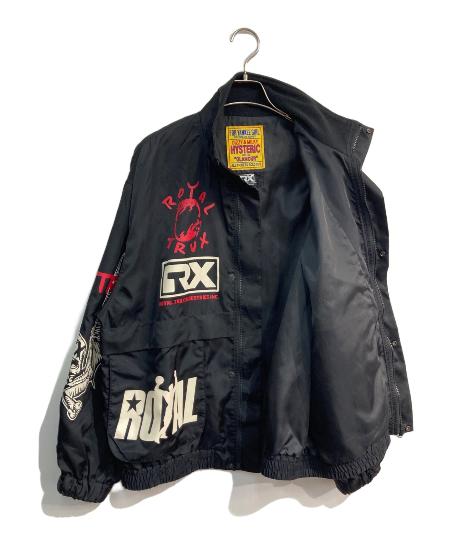 [Pre-owned] Hysteric Glamour ROYAL TRUX/ART SCRATCH Stand collar blouson 01213AB03 01213AB03