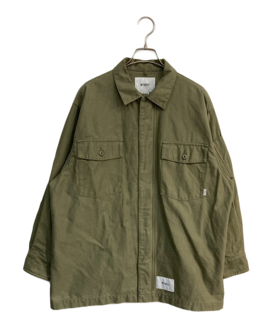 [Pre-owned] WTAPS FLYERS LS COTTON SATIN 212BRDT-SHM04 212BRDT-SHM04
