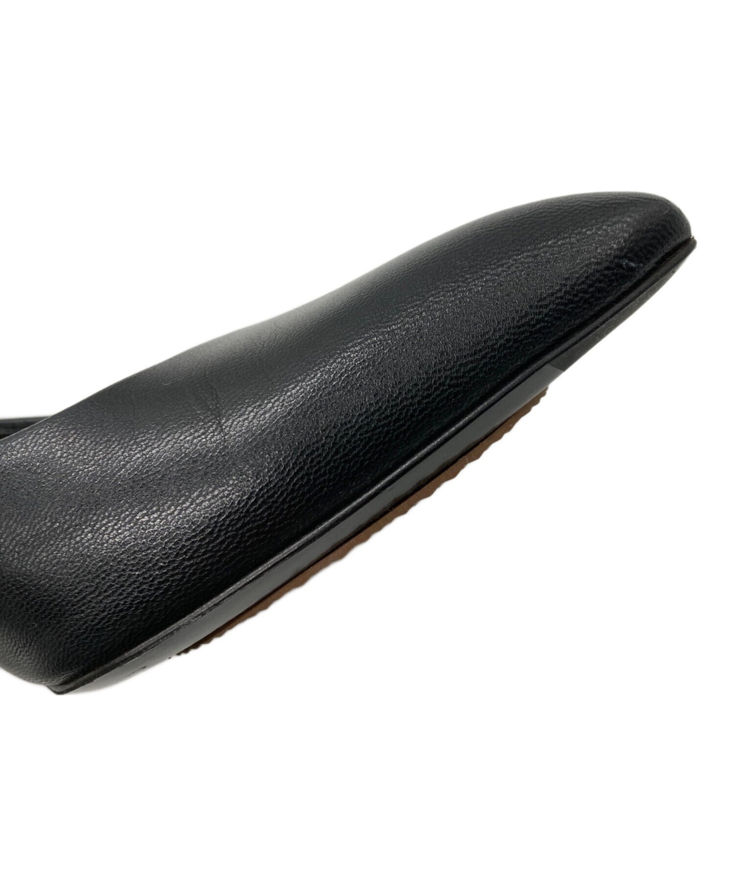 [Pre-owned] HERMES Pointed Toe Strap Leather Pumps