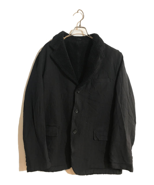 [Pre-owned] COMME des GARCONS HOMME Poly-cushioned Boa Lining Striped 3B Jacket HP-J051