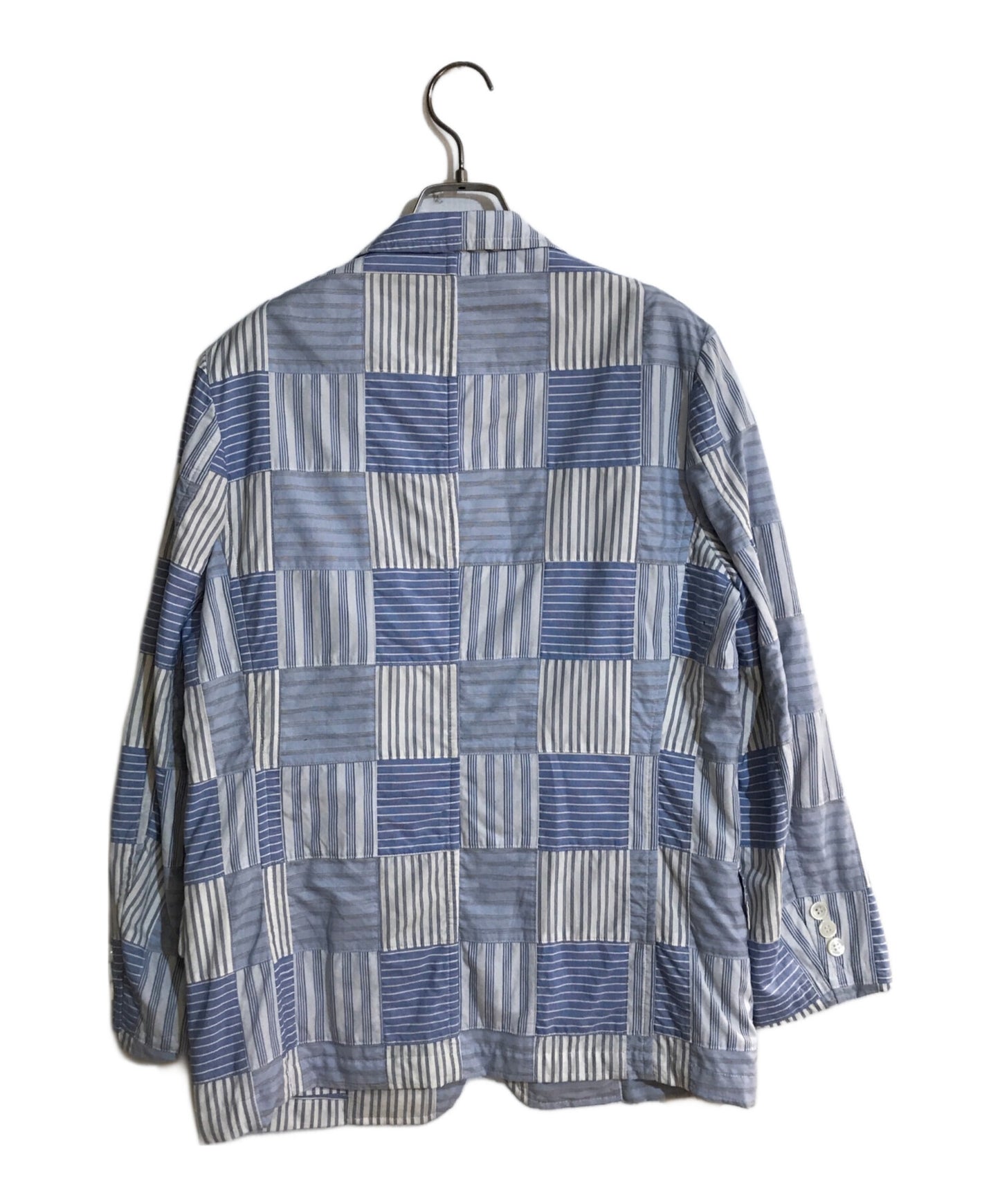 [Pre-owned] COMME des GARCONS HOMME Striped Patchwork Tailored Jacket HC-J040