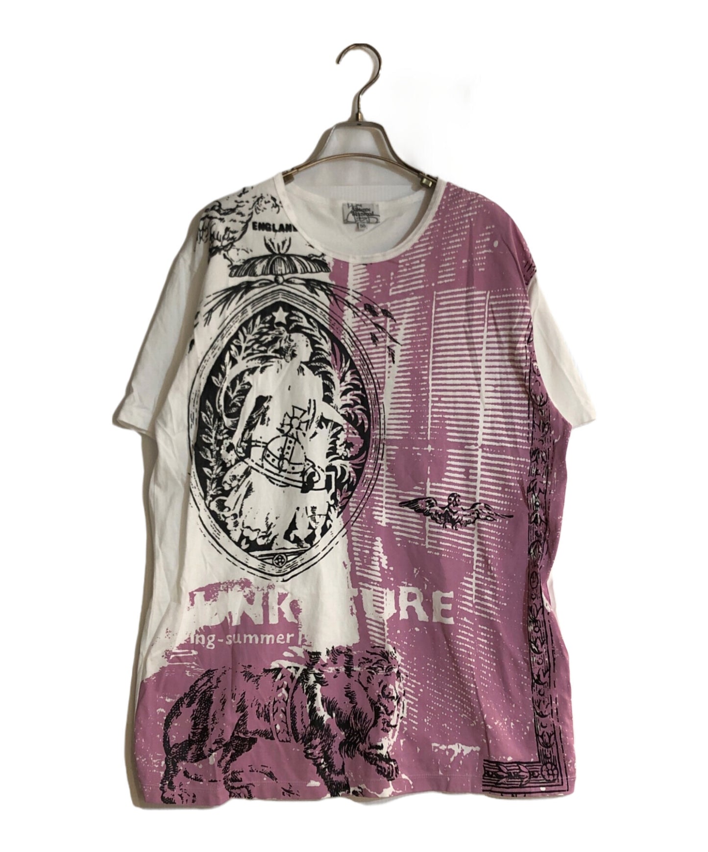 [Pre-owned] Vivienne Westwood man NEW PUNKATURE T-SHIRT 299011 5113