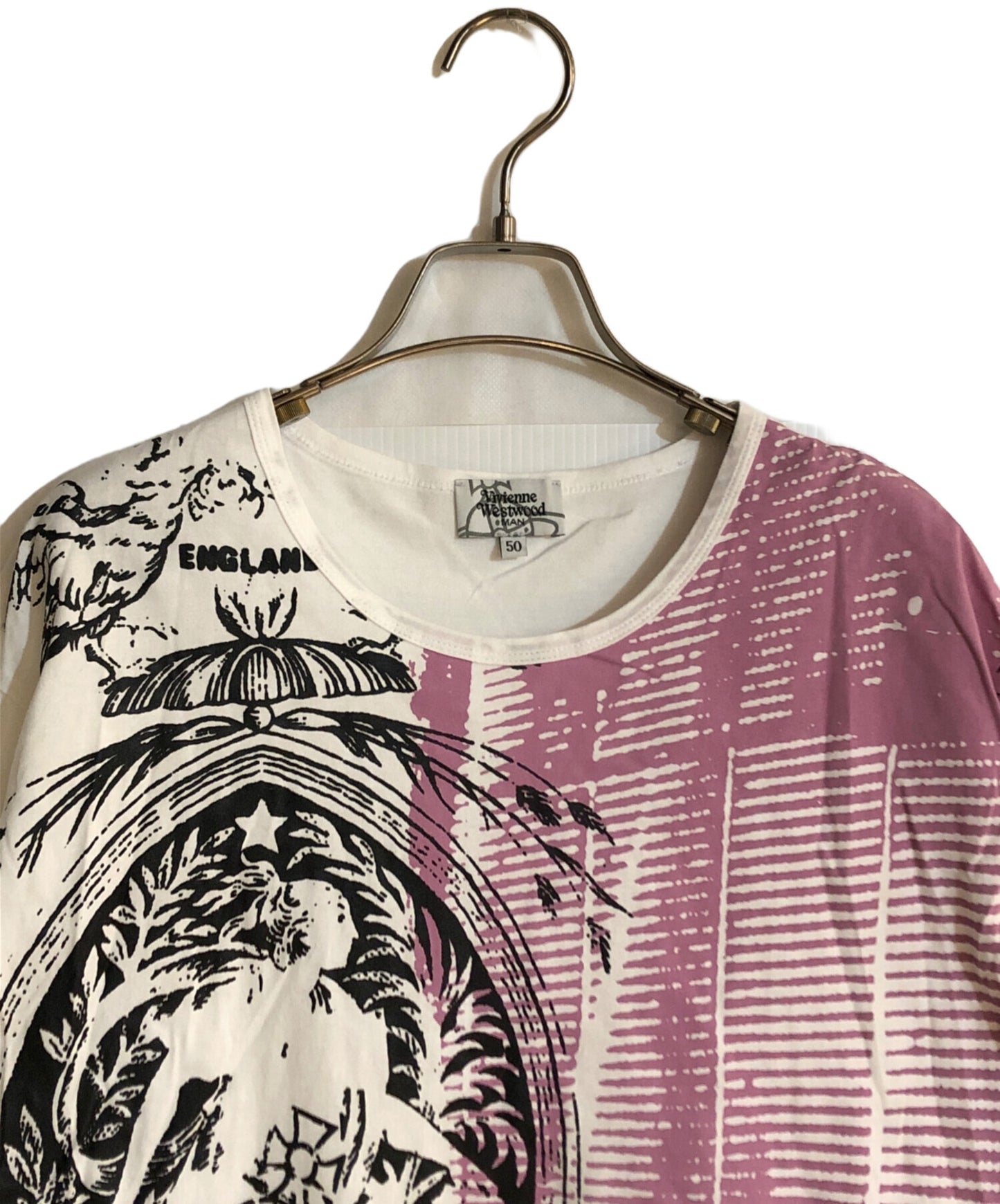 [Pre-owned] Vivienne Westwood man NEW PUNKATURE T-SHIRT 299011 5113