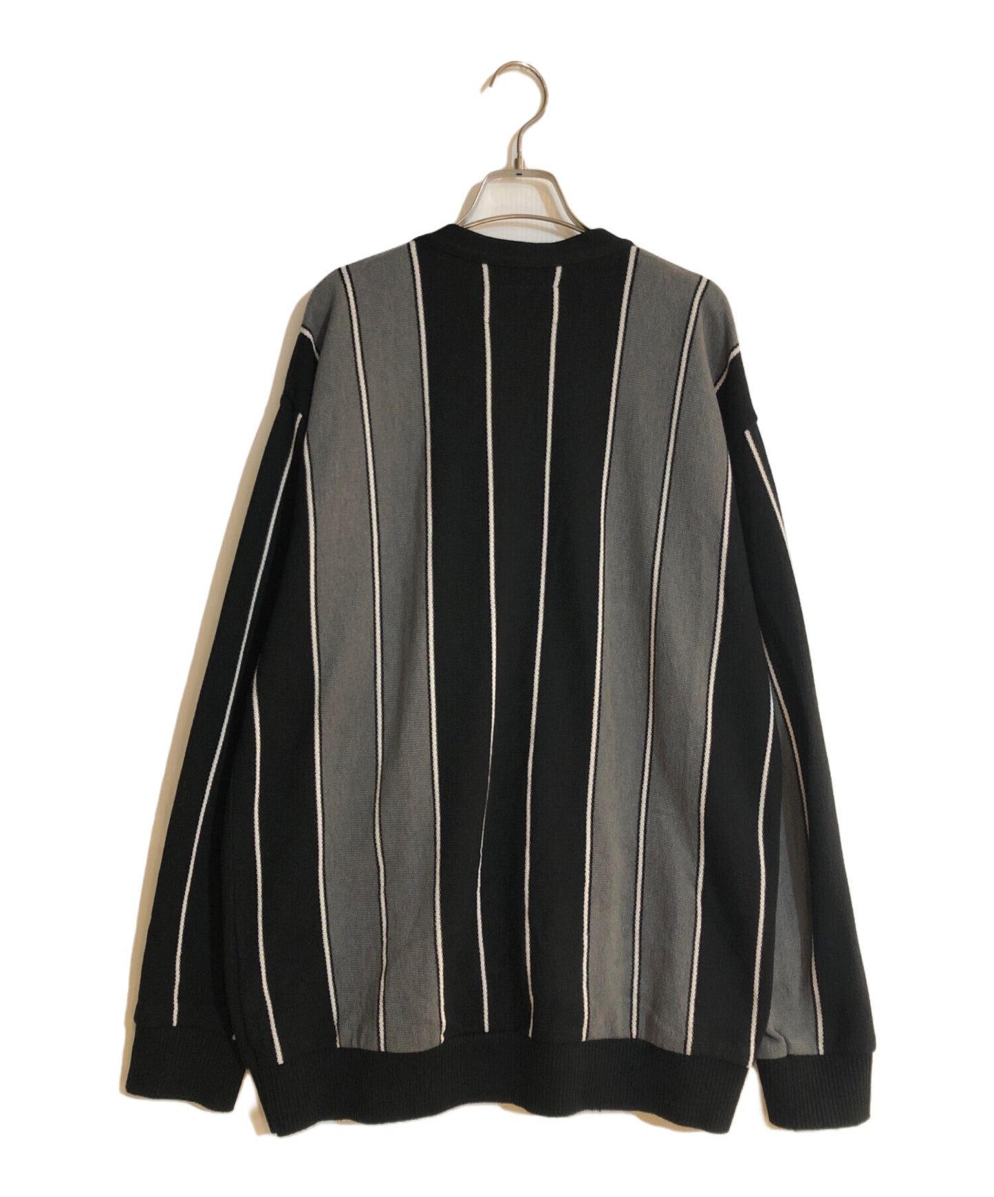 [Pre-owned] WACKO MARIA STRIPED KNIT JACQARD CARDIGAN 23SS-WMK-KN12