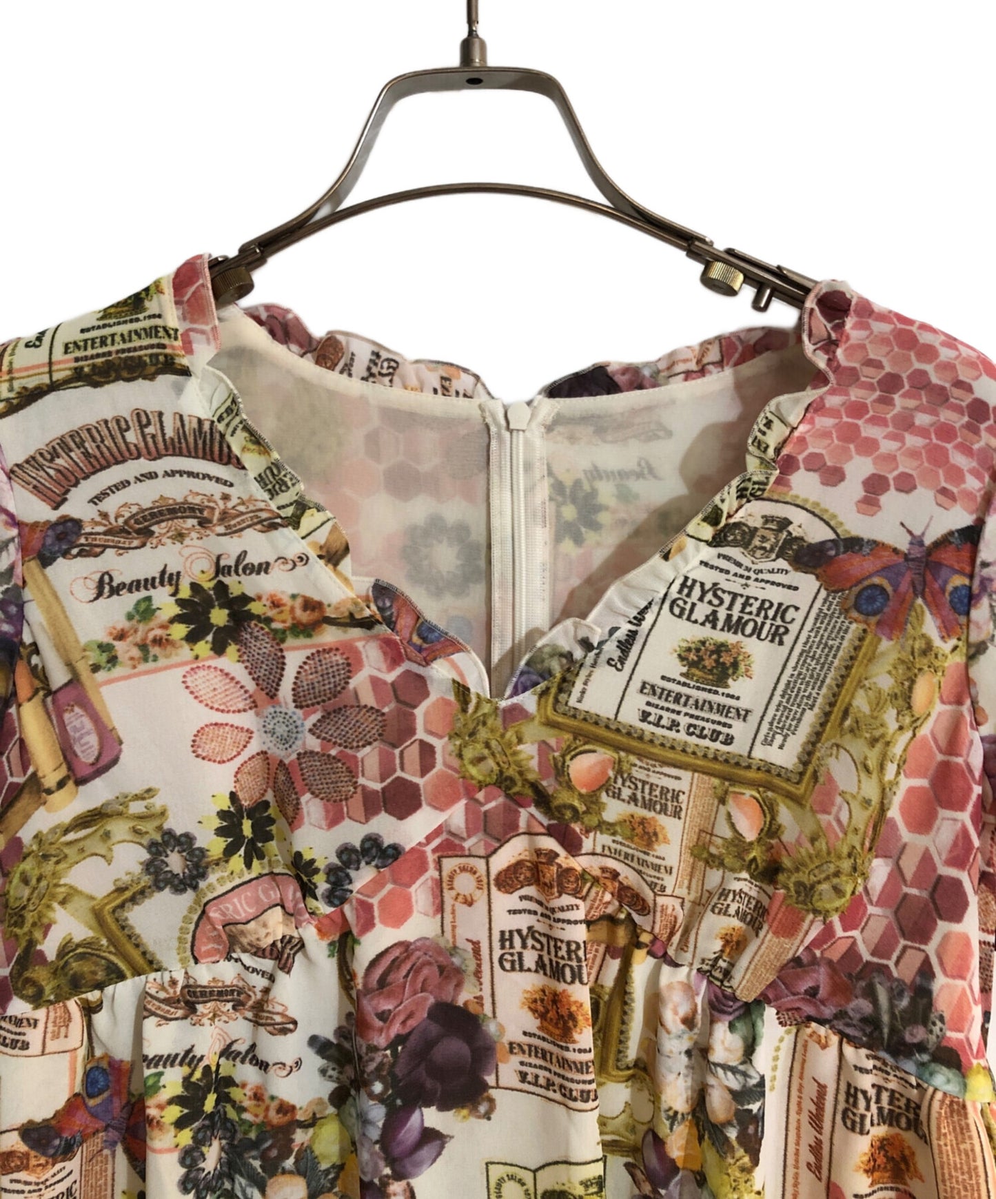 [Pre-owned] Hysteric Glamour ORNAMENT FLOWER all over pattern dress 0134AO02