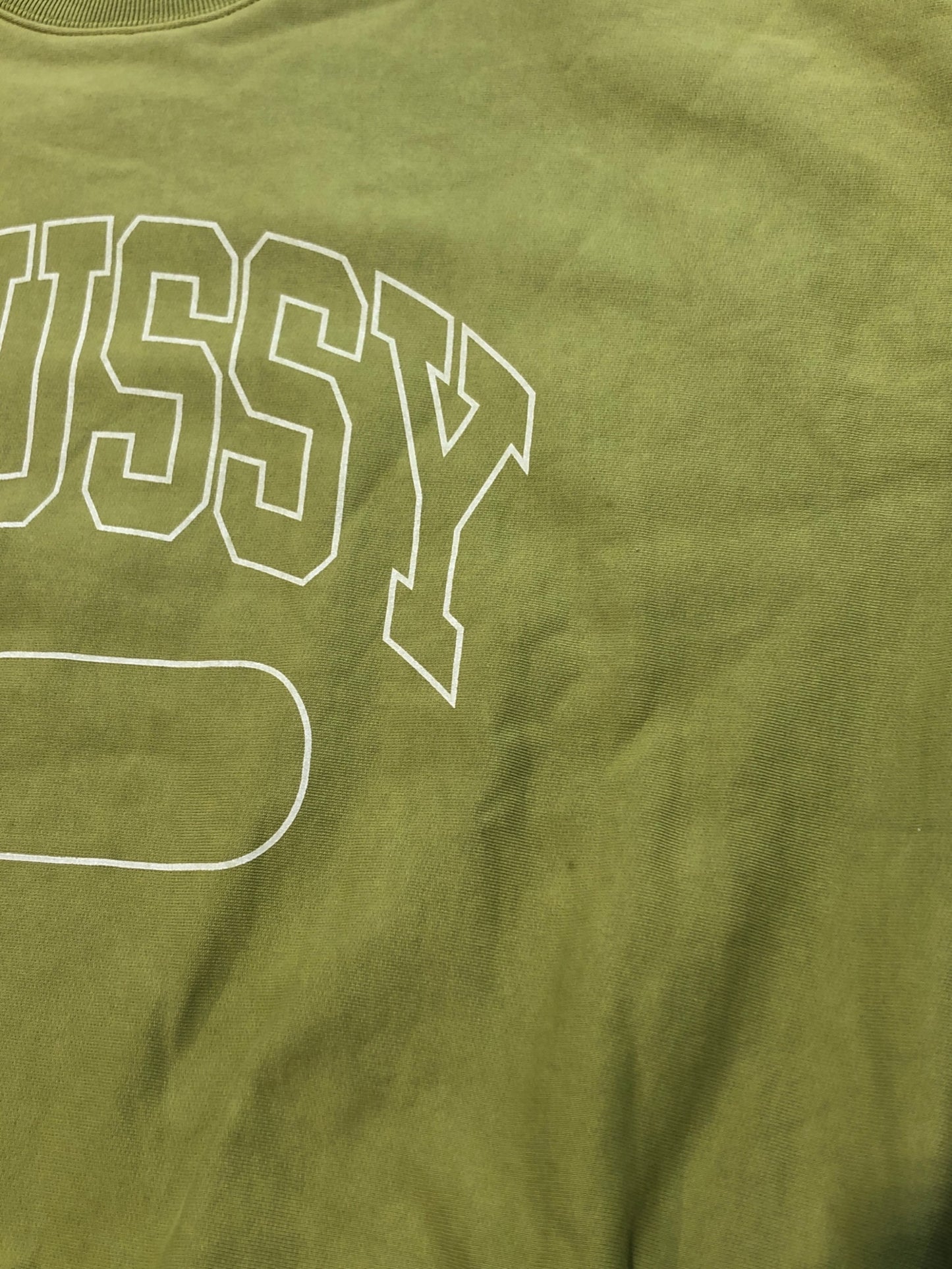 [Pre-owned] stussy Varsity Oversized Crew 118536