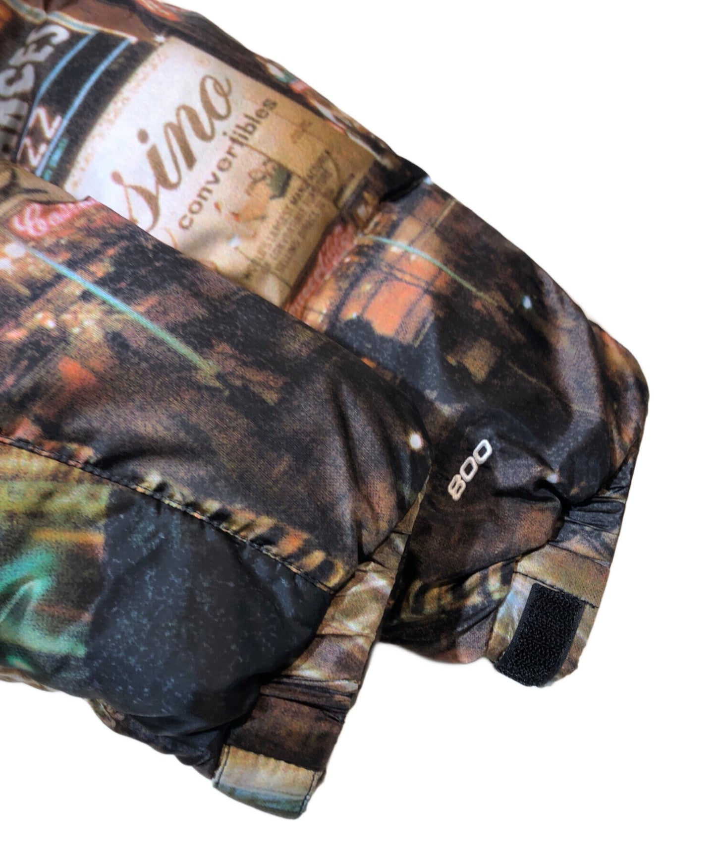 [Pre-owned] SUPREME 800-Fill Half Zip Hooded Pullover Times Square ND52205I