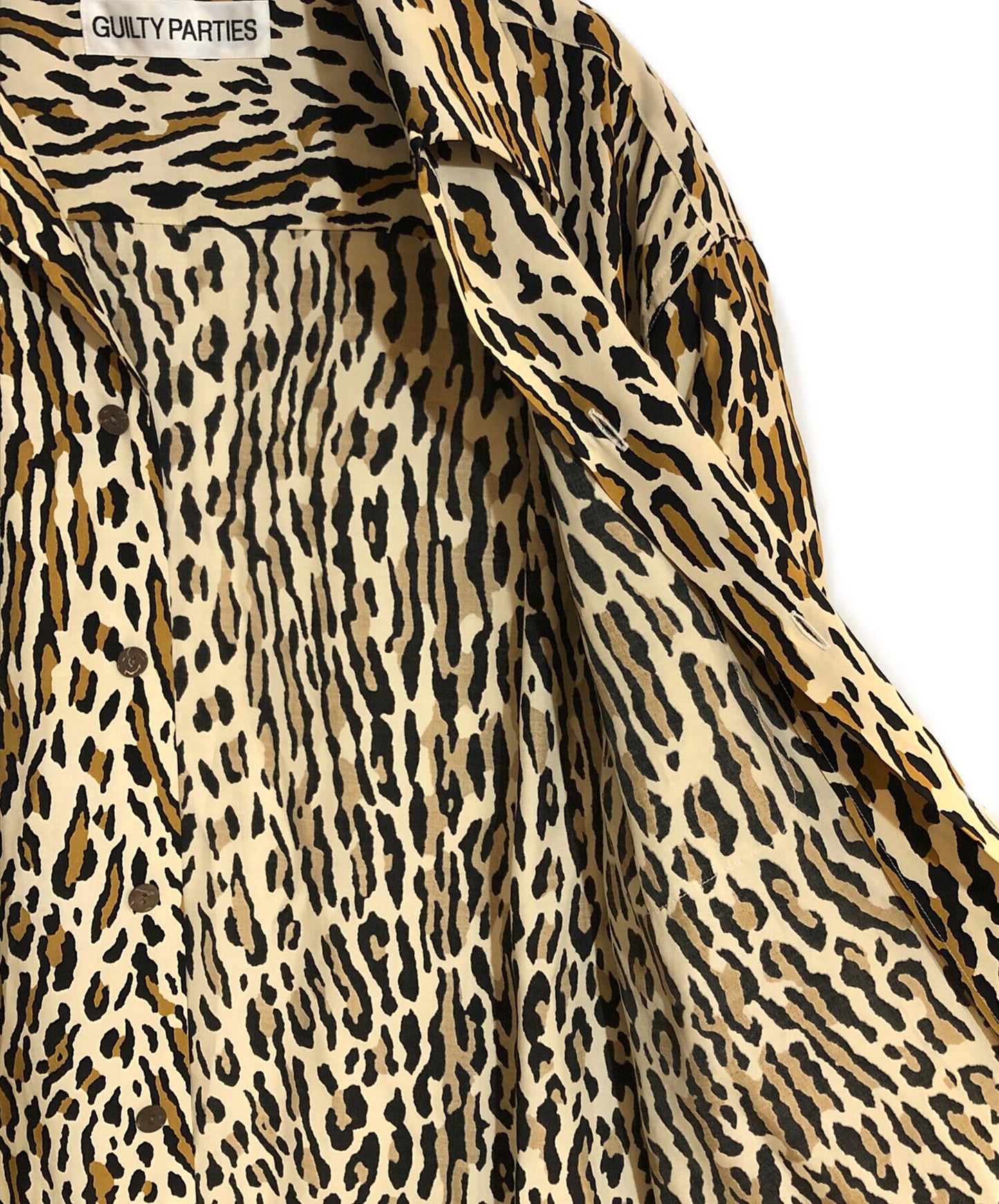 [Pre-owned] WACKO MARIA 24SS LEOPARD HAWAIIAN SHIRT 24fwe-wms-hi01