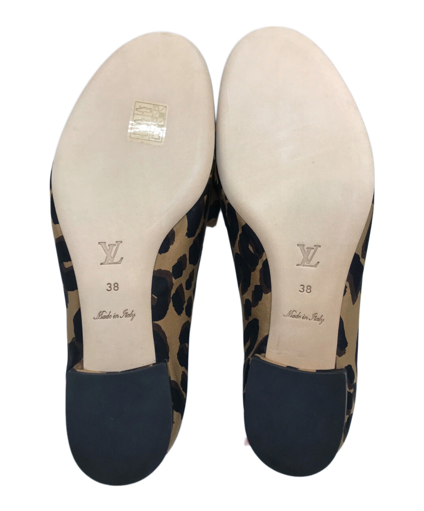 [Pre-owned] LOUIS VUITTON Leopard Ribbon Pumps