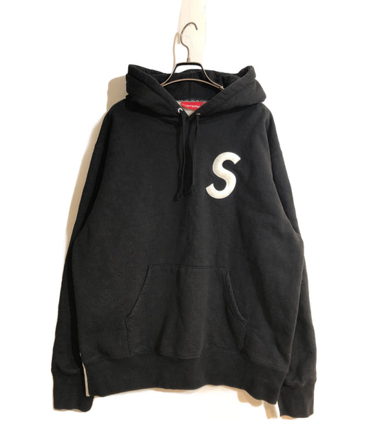 [Pre-owned] SUPREME S Logo Split Hooded Sweatshirt/S Logo Pullover Hoodie