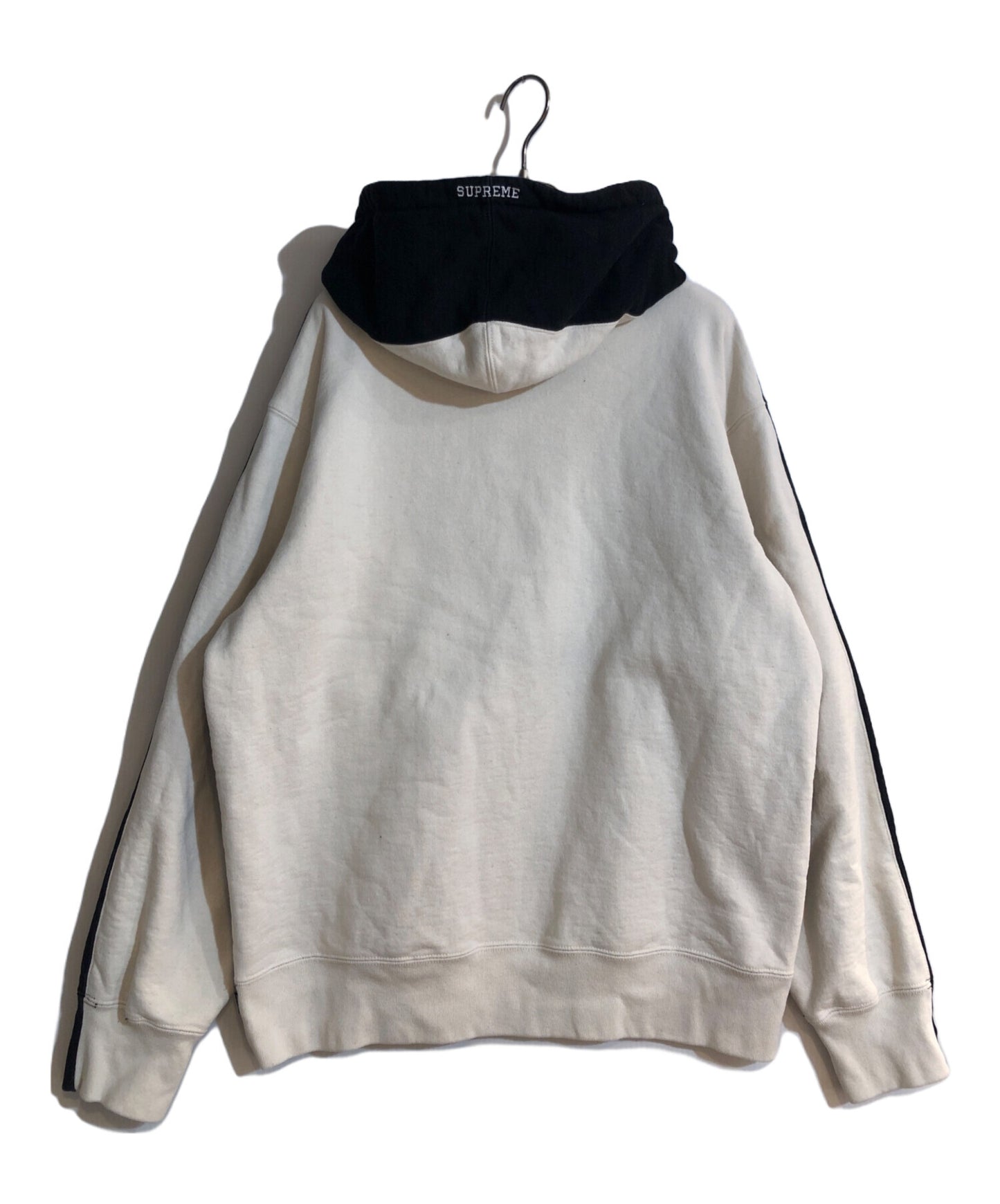 [Pre-owned] SUPREME S Logo Split Hooded Sweatshirt/S Logo Pullover Hoodie