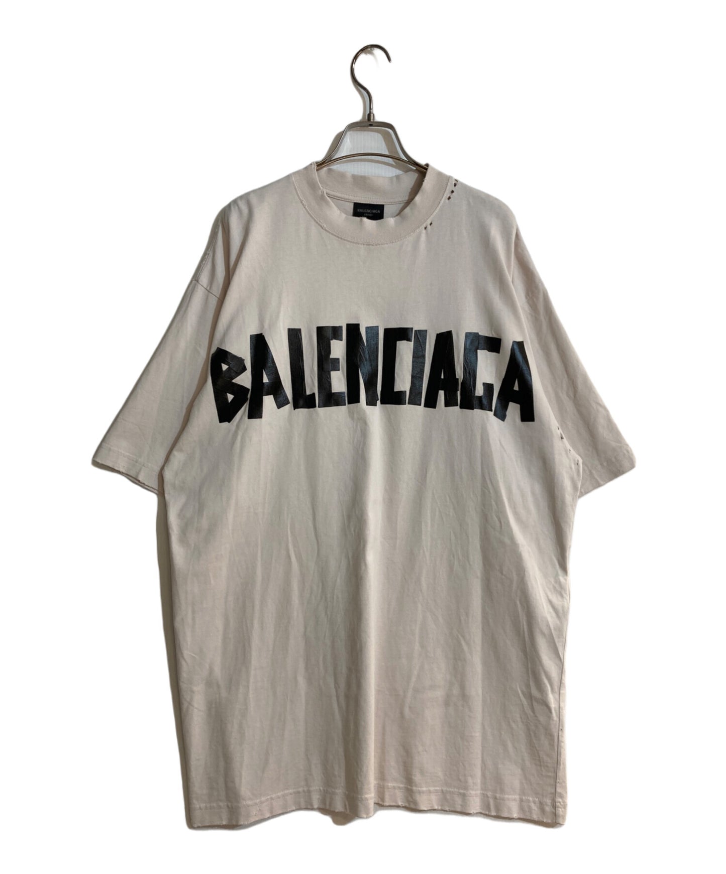 [Pre-owned] BALENCIAGA Tape Type T-shirt, medium fit 739784 TQVQ8