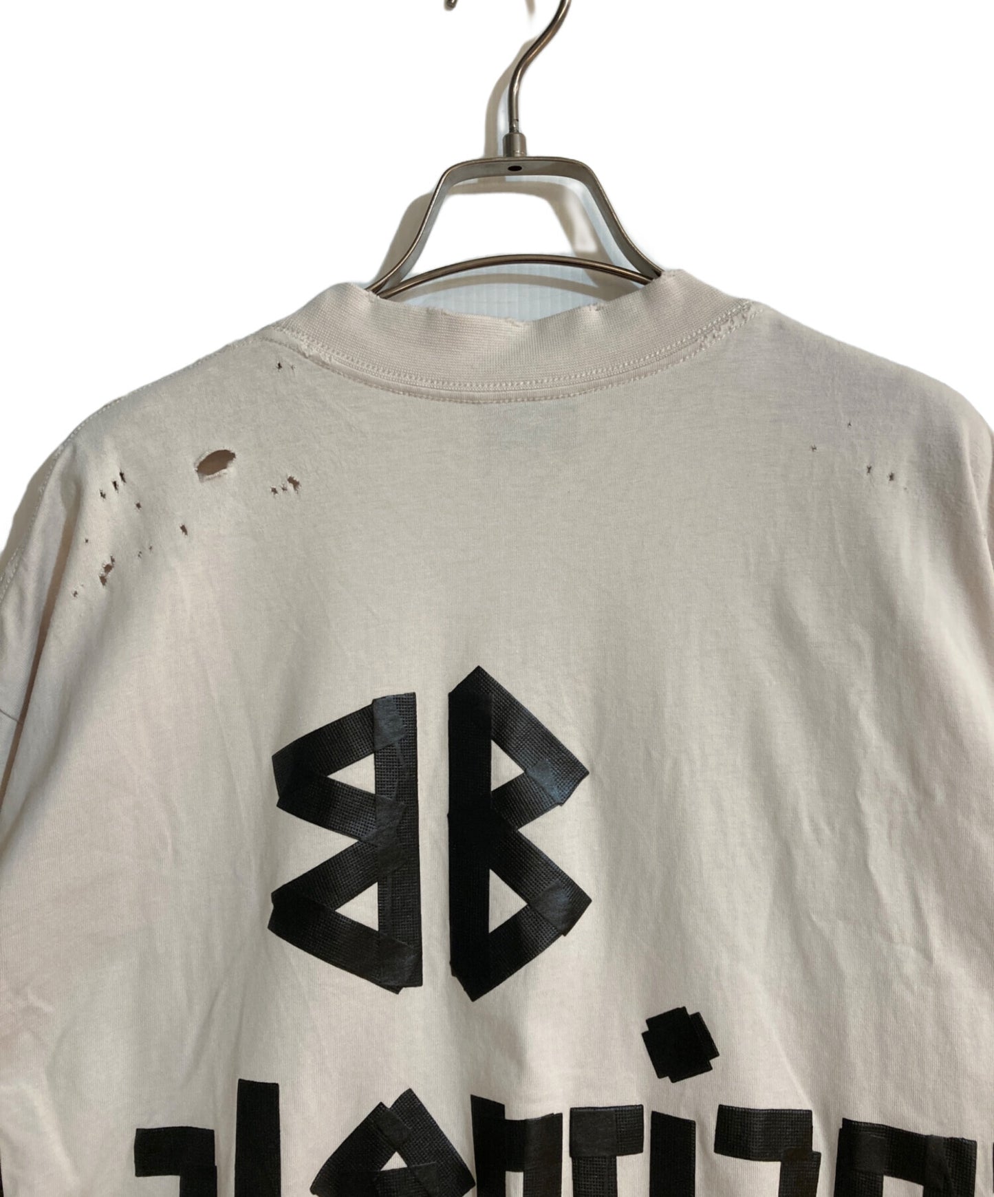 [Pre-owned] BALENCIAGA Tape Type T-shirt, medium fit 739784 TQVQ8