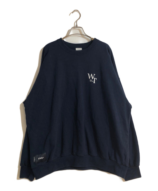 [Pre-owned] WTAPS Logo print sweatshirt