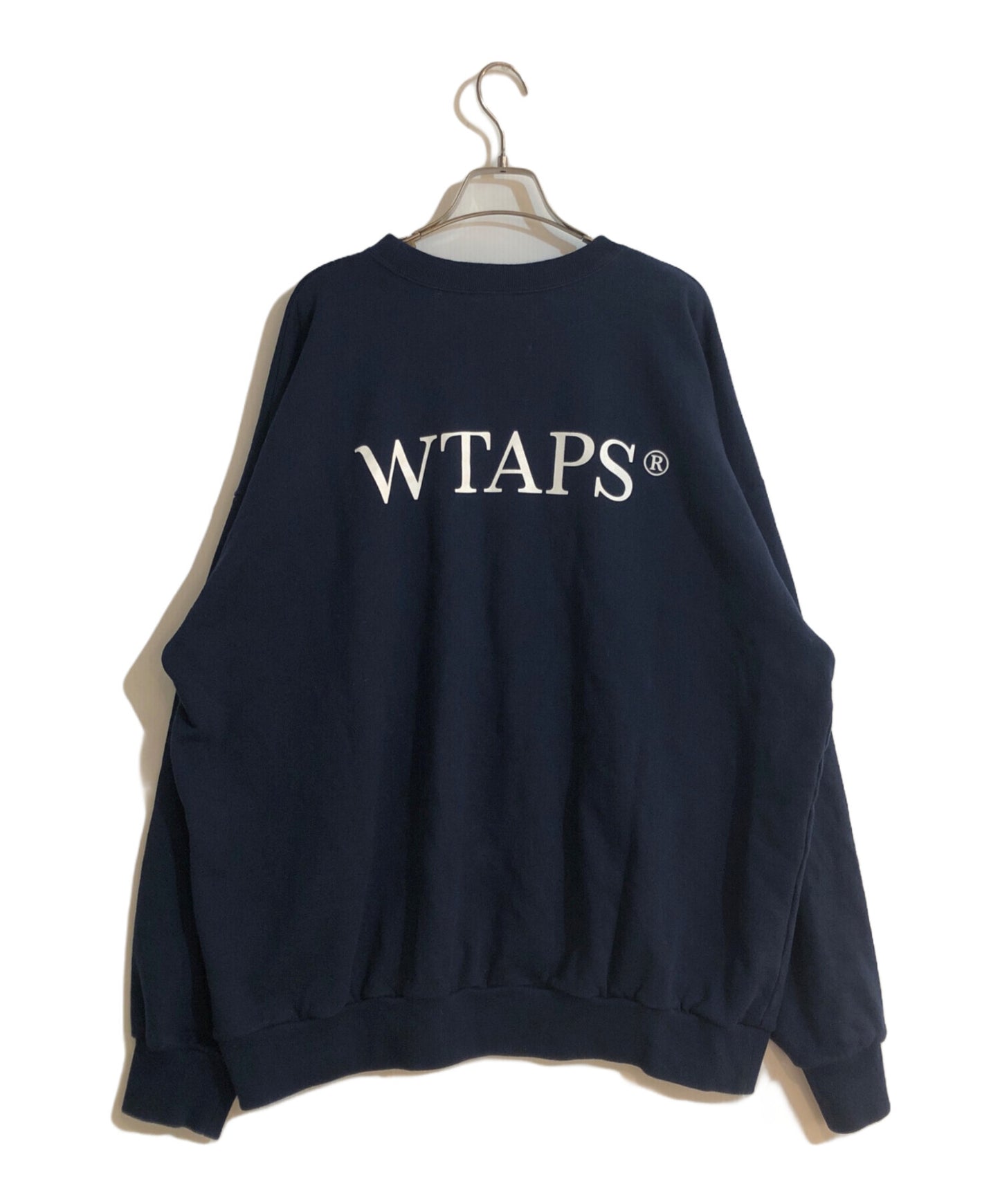 [Pre-owned] WTAPS Logo print sweatshirt