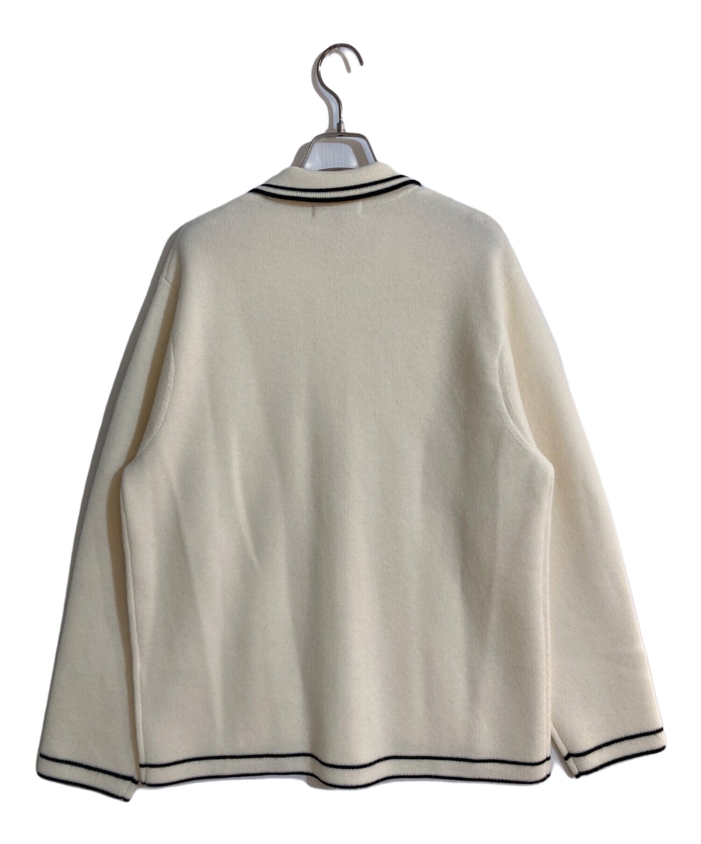 [Pre-owned] SUPREME Zip Up Polo Sweater