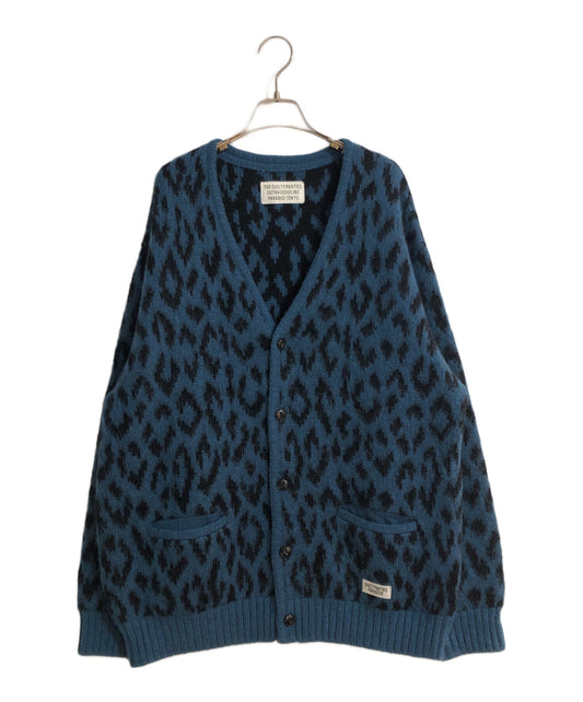 [Pre-owned] WACKO MARIA LEOPARD HEAVY MOHAIR CARDIGAN
