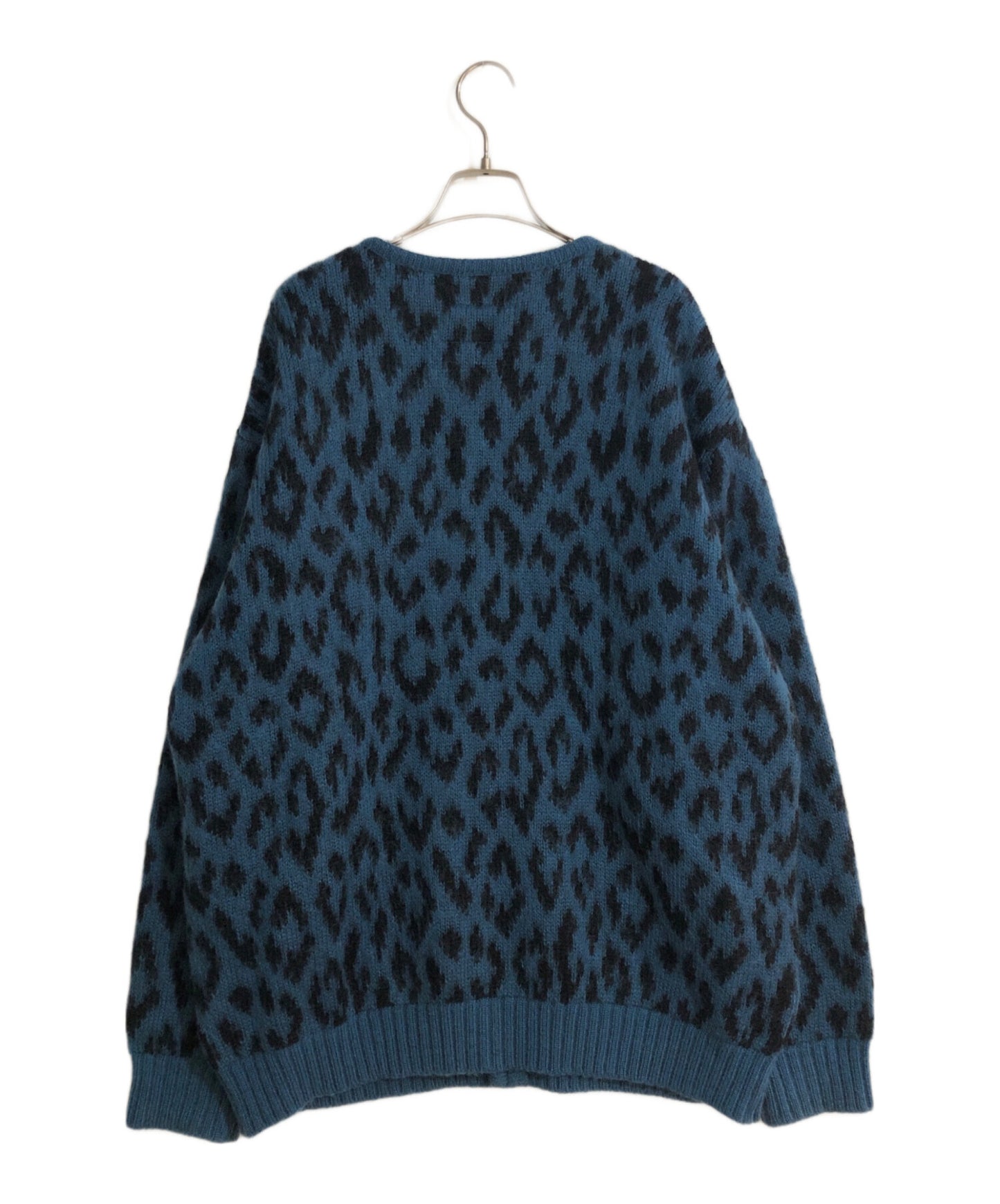 [Pre-owned] WACKO MARIA LEOPARD HEAVY MOHAIR CARDIGAN