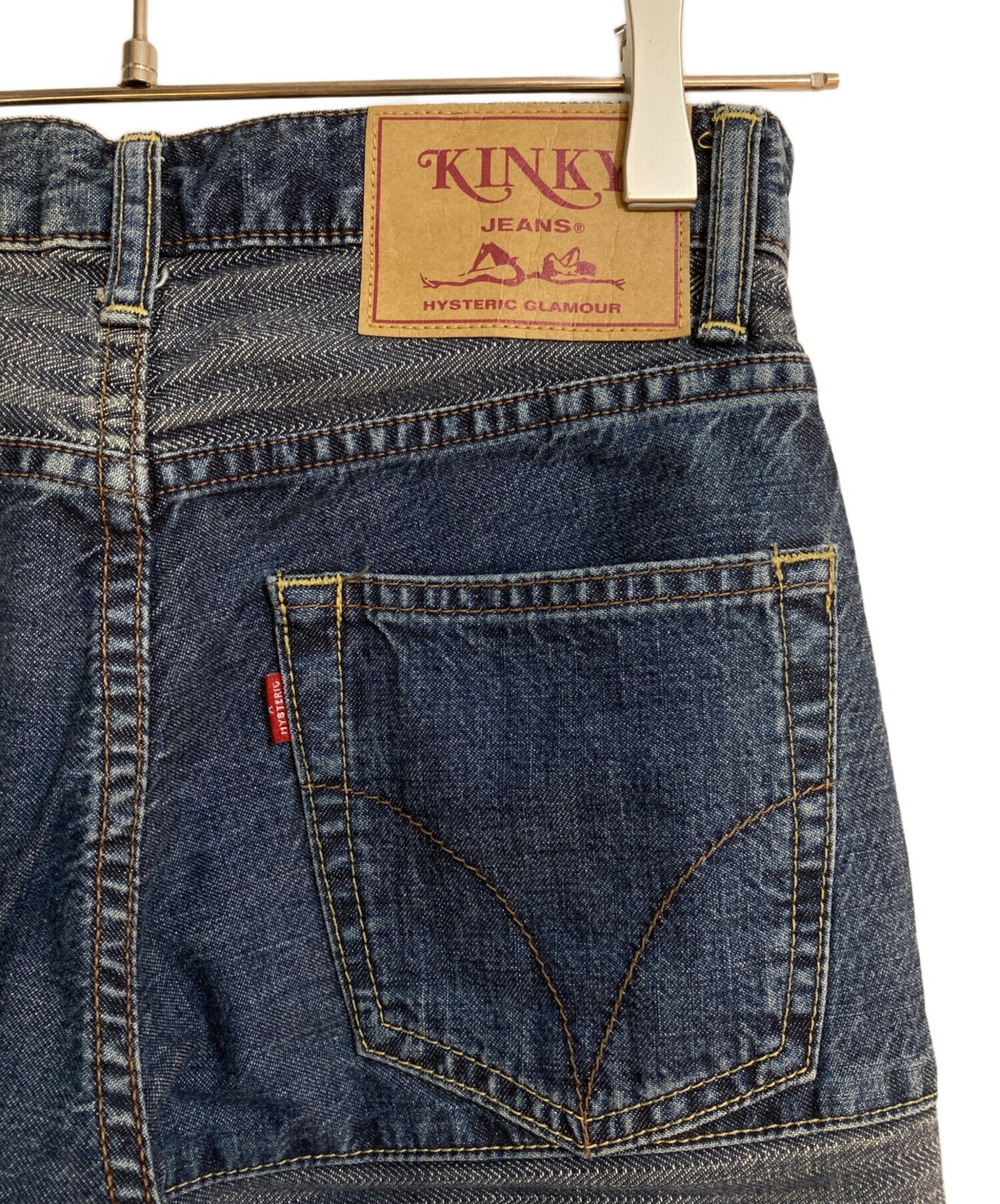 [Pre-owned] Hysteric Glamour Scratch Flare Denim Pants 01193AP02