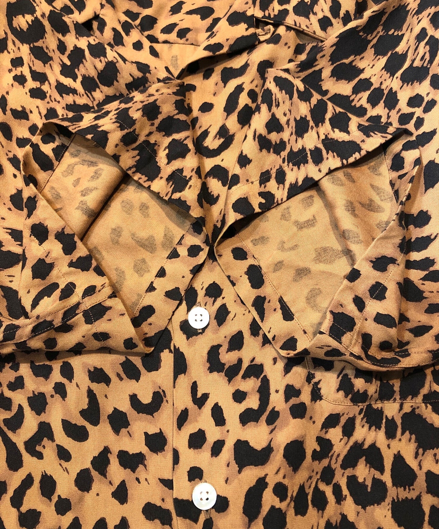 [Pre-owned] WACKO MARIA LEOPARD HAWAIIAN SHIRT