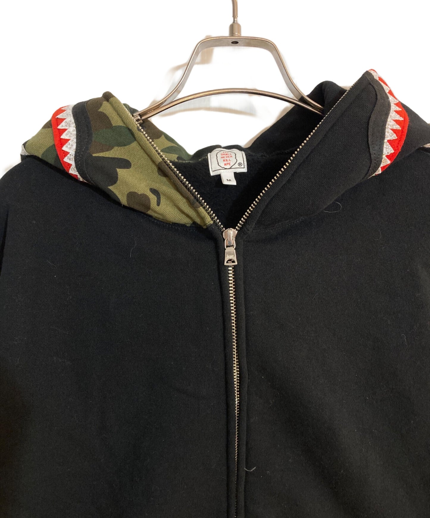 [Pre-owned] A BATHING APE 1st Camo Shark Full Zip Hoodie 001zpk701009m