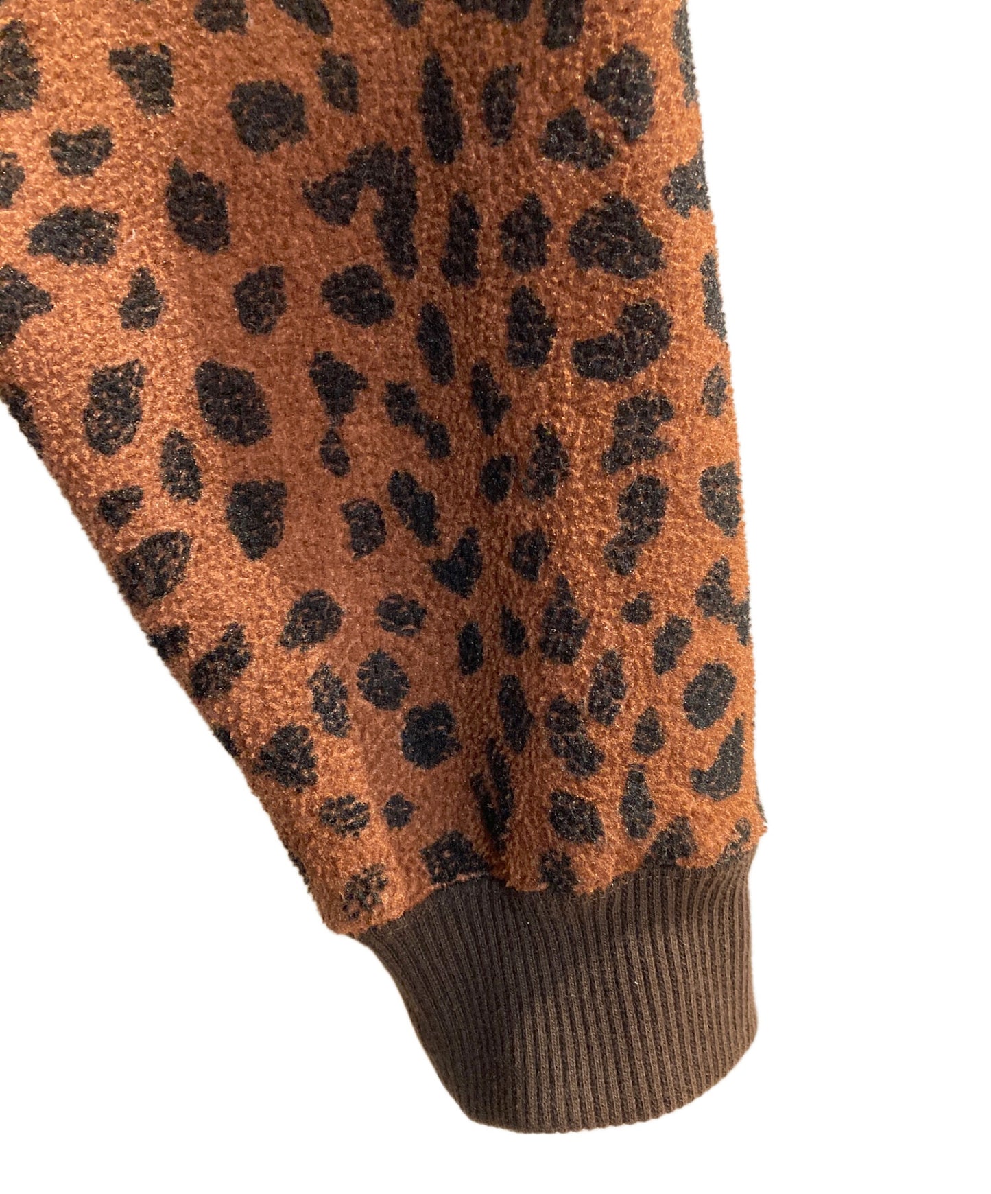 [Pre-owned] WACKO MARIA 20AW Leopard Boa Pullover Sweatshirt