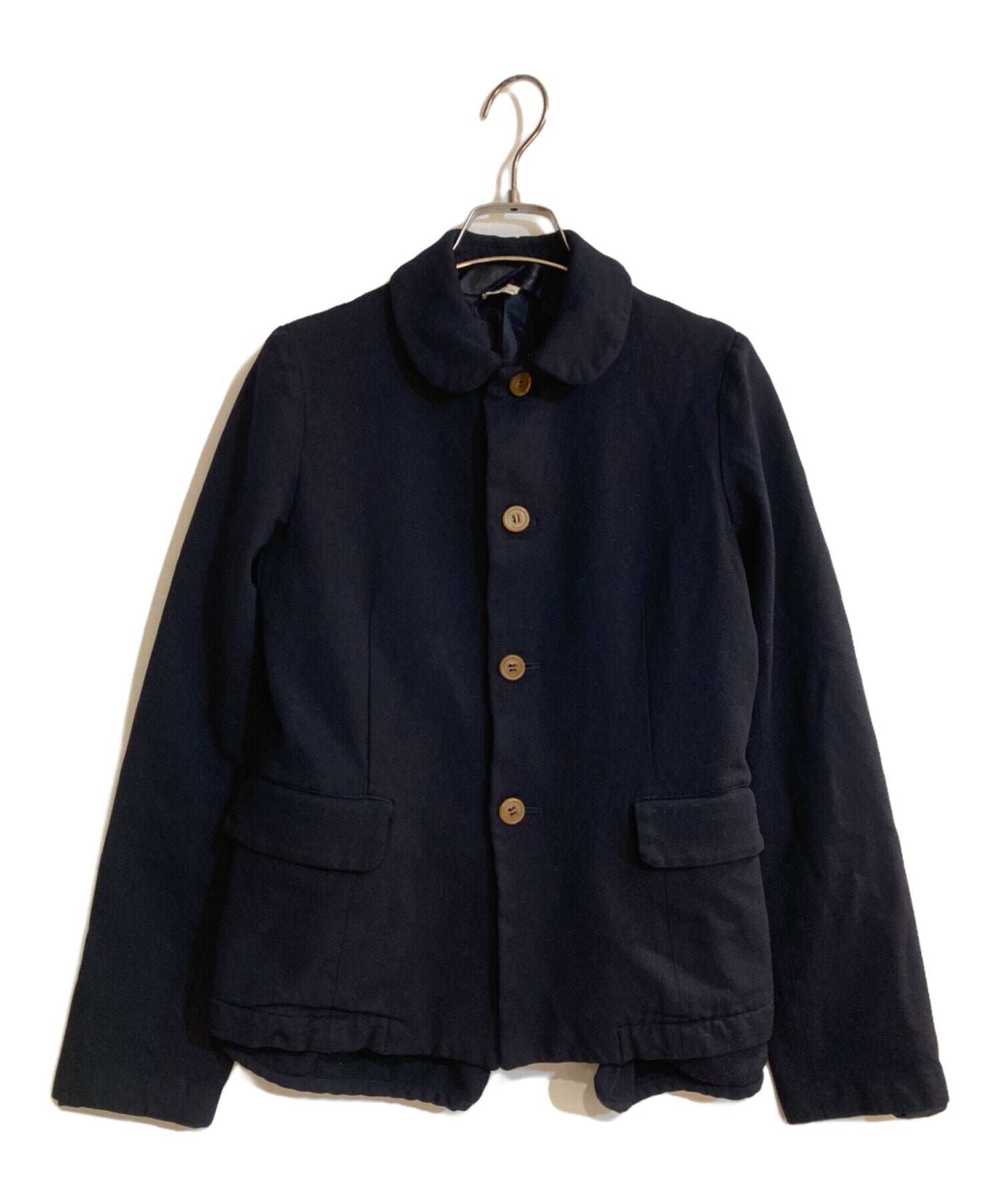 [Pre-owned] COMME des GARCONS COMME des GARCONS Round Collar Poly Shrinkable Jacket rf-j042
