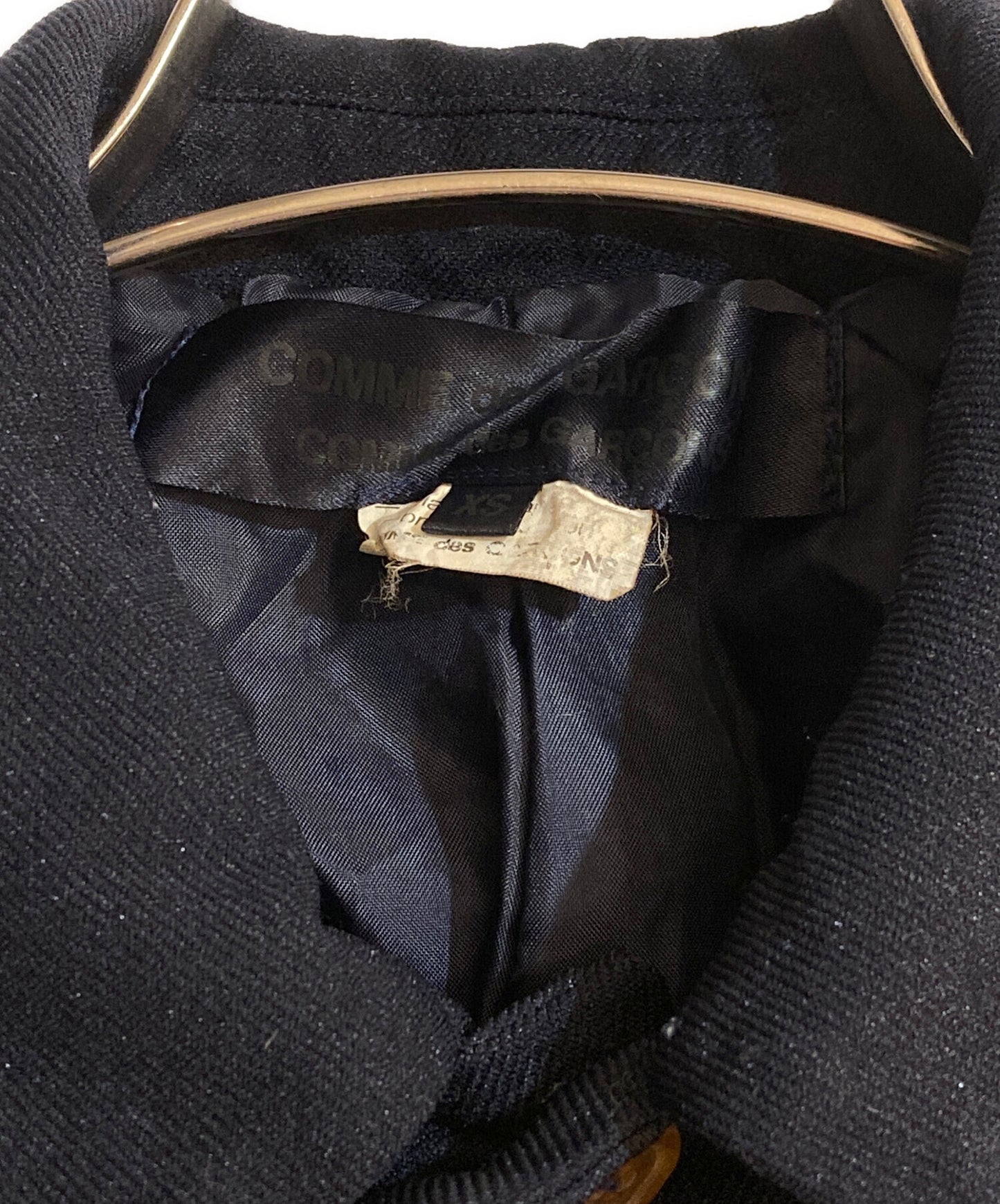 [Pre-owned] COMME des GARCONS COMME des GARCONS Round Collar Poly Shrinkable Jacket rf-j042