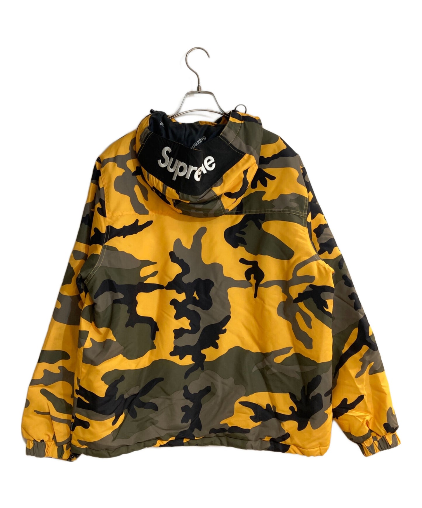 [Pre-owned] SUPREME Hooded Logo Half-Zip Pullover / Half-Zip Pullover