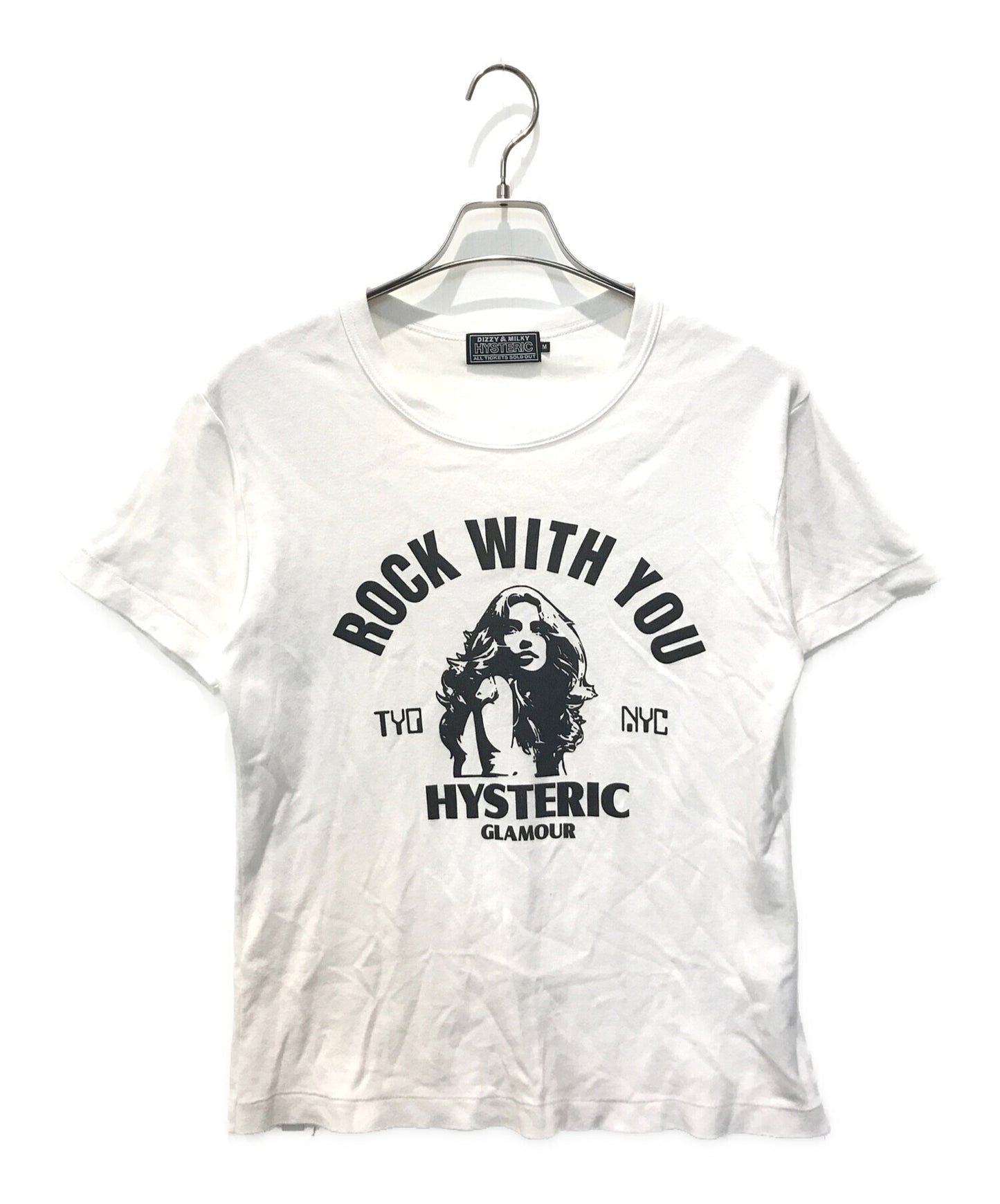[Pre-owned] Hysteric Glamour ROCK W YOU T-shirt 02241CT23 02241CT23