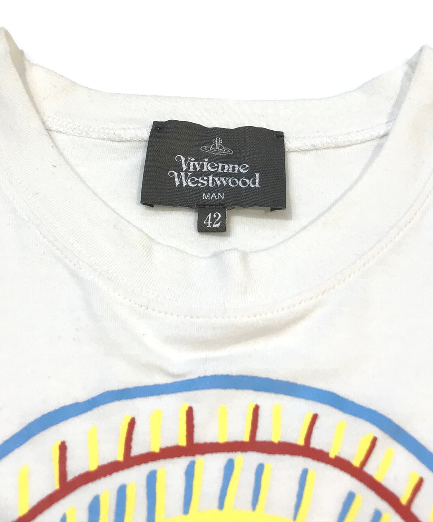 [Pre-owned] Vivienne Westwood man Rainbow Relax T-Shirt