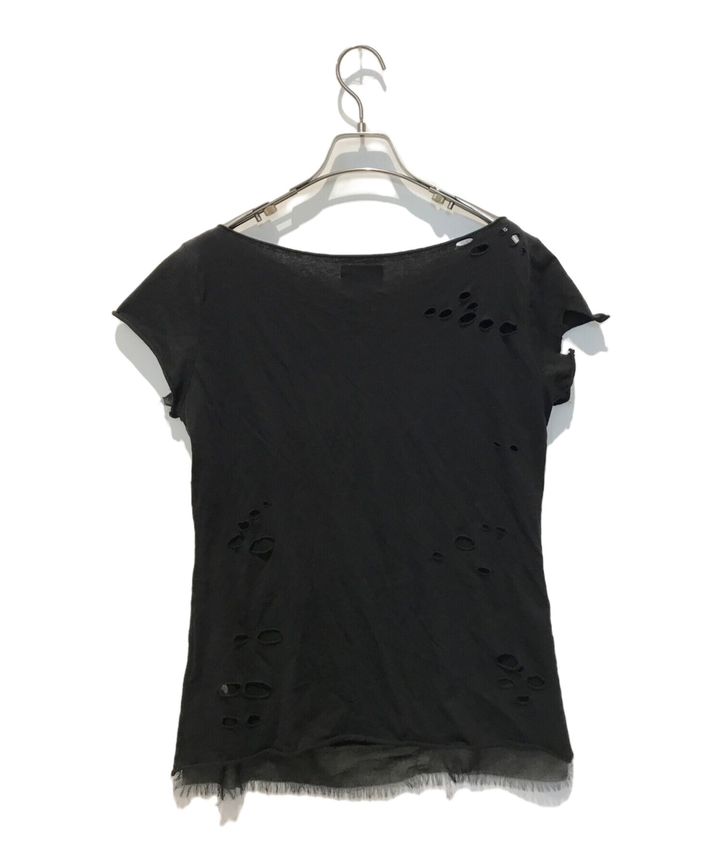 [Pre-owned] Vivienne Westwood ANGLOMANIA Modified Damaged T-Shirt 14-01-351022