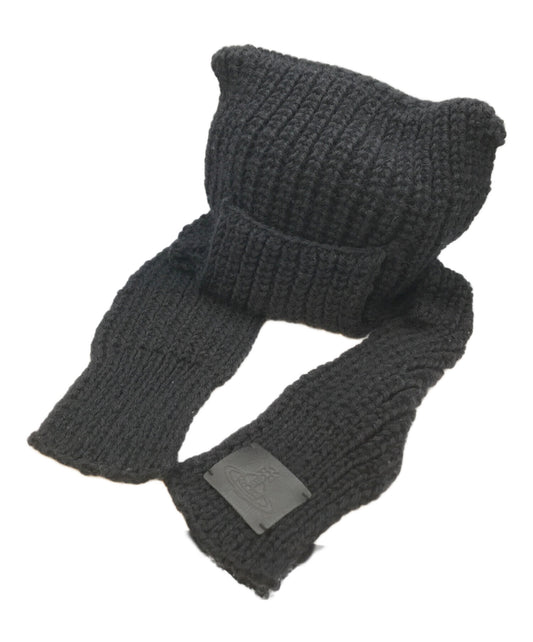 [Pre-owned] Vivienne Westwood Cat Ear Flap Knit Cap