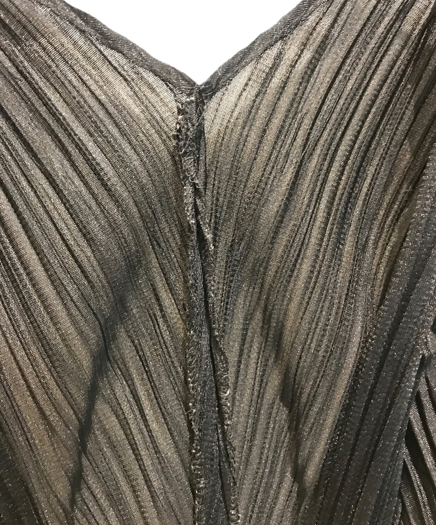 [Pre-owned] PLEATS PLEASE V-neck sleeveless pleated cut and sew PP61-JK226 PP61-JK226